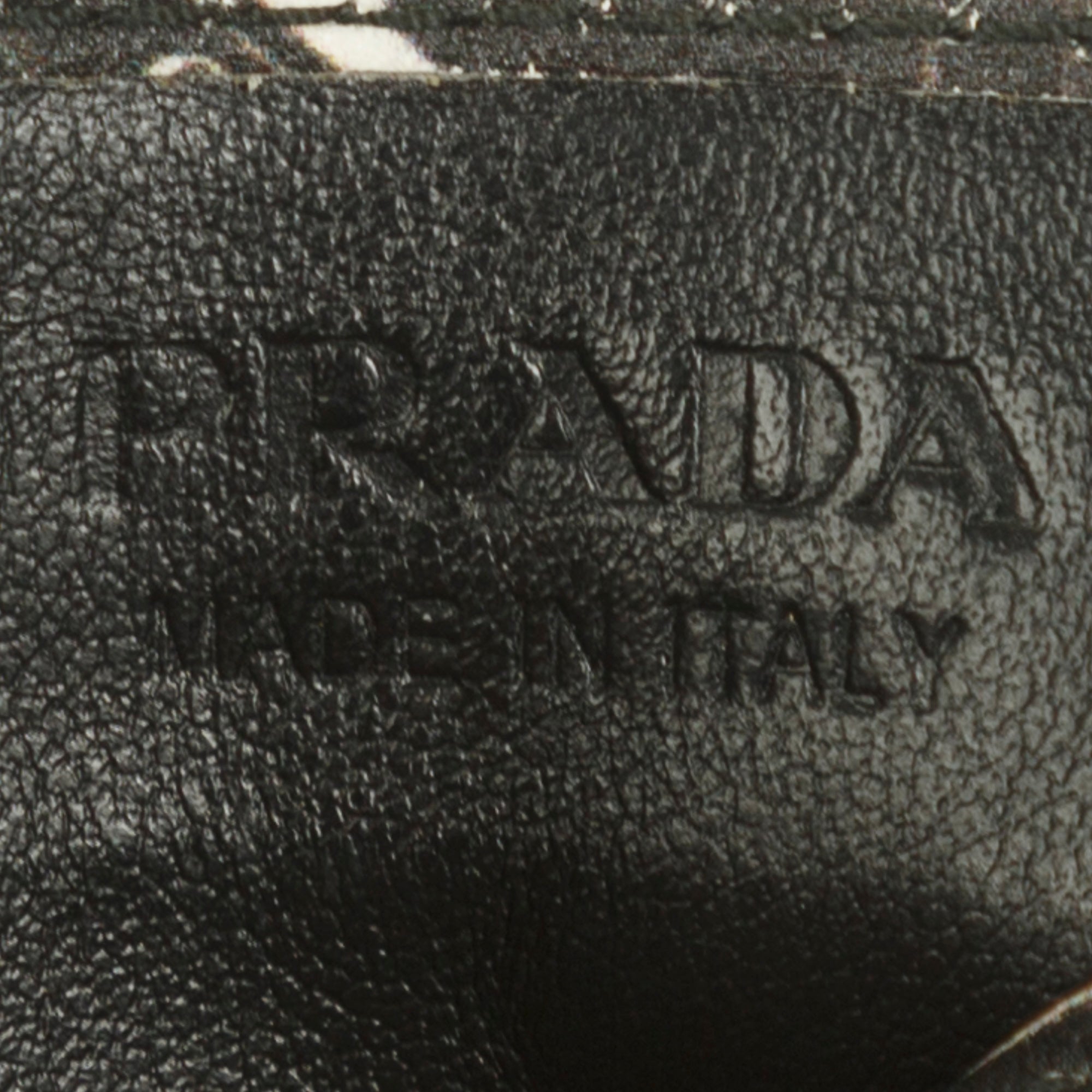 Prada Printed Leather Card Holder