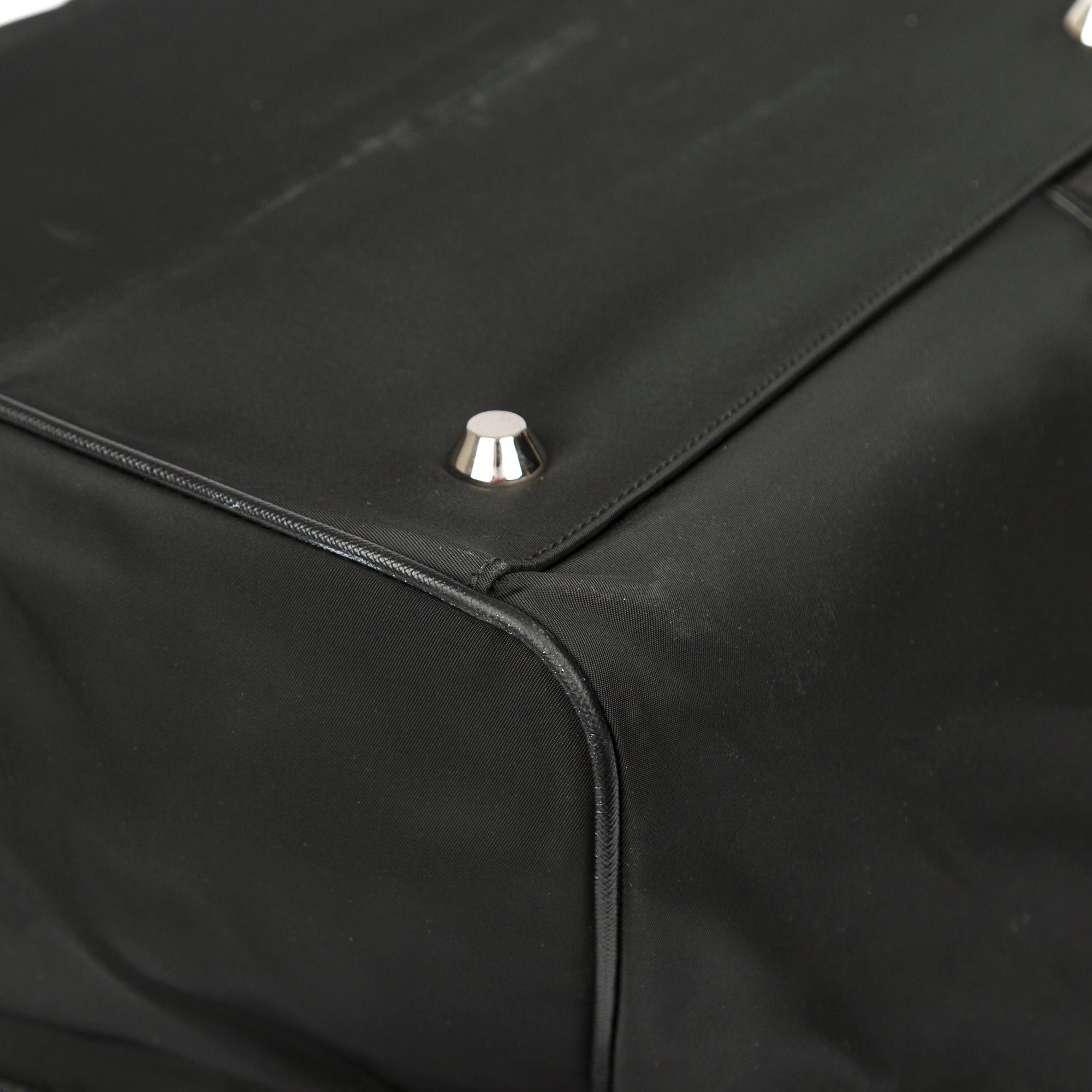 Prada Re-Nylon & Saffiano Leather Large Duffle Bag