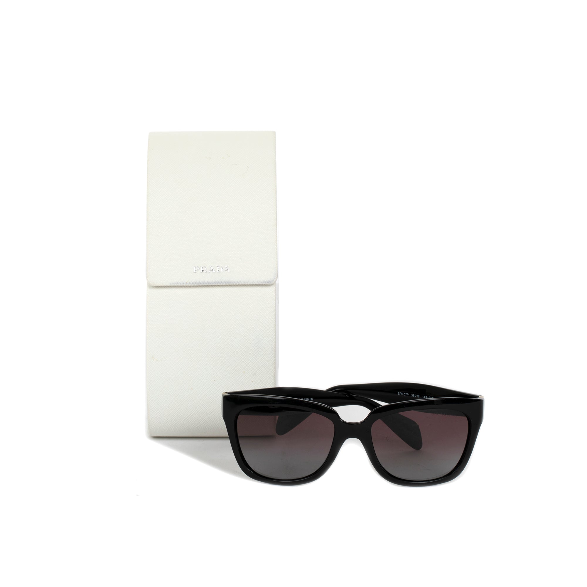 Prada SPR07P Square Sunglasses w/ Case
