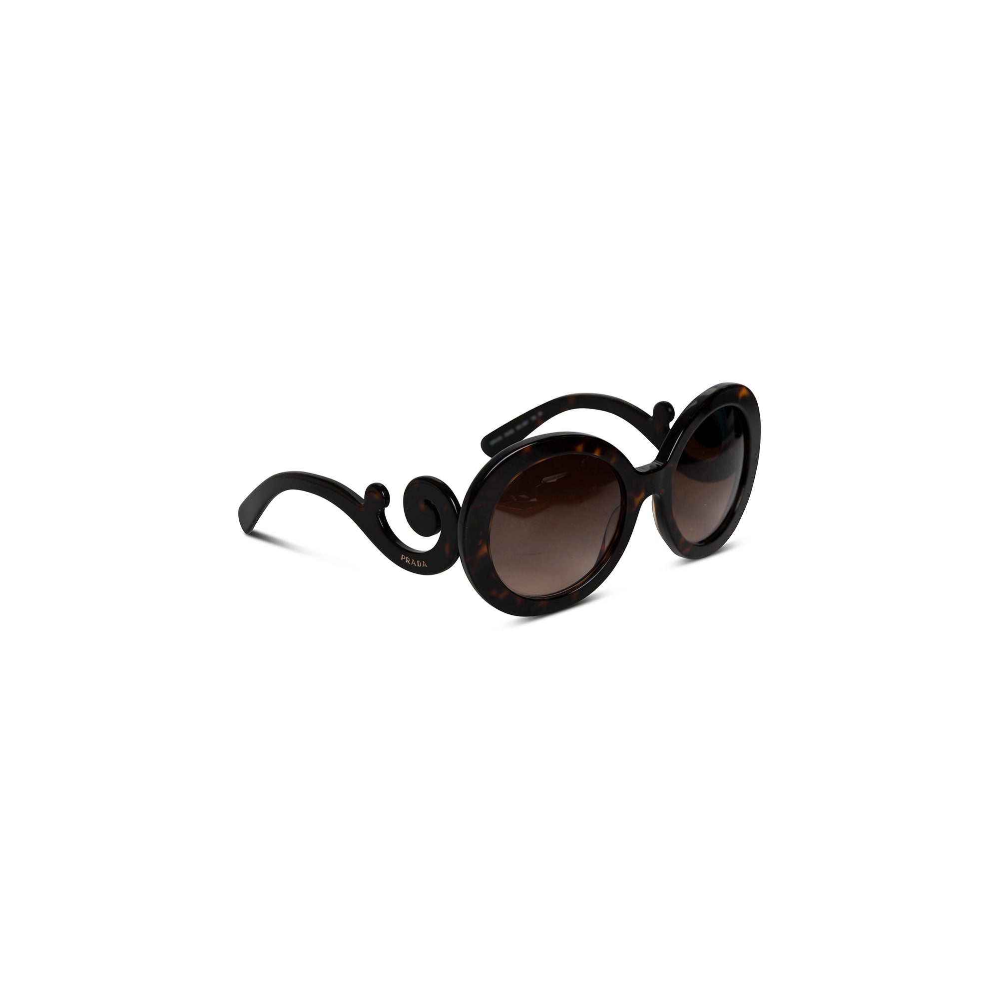 Prada SPR27N Classic Spiral Sunglasses w/ Case
