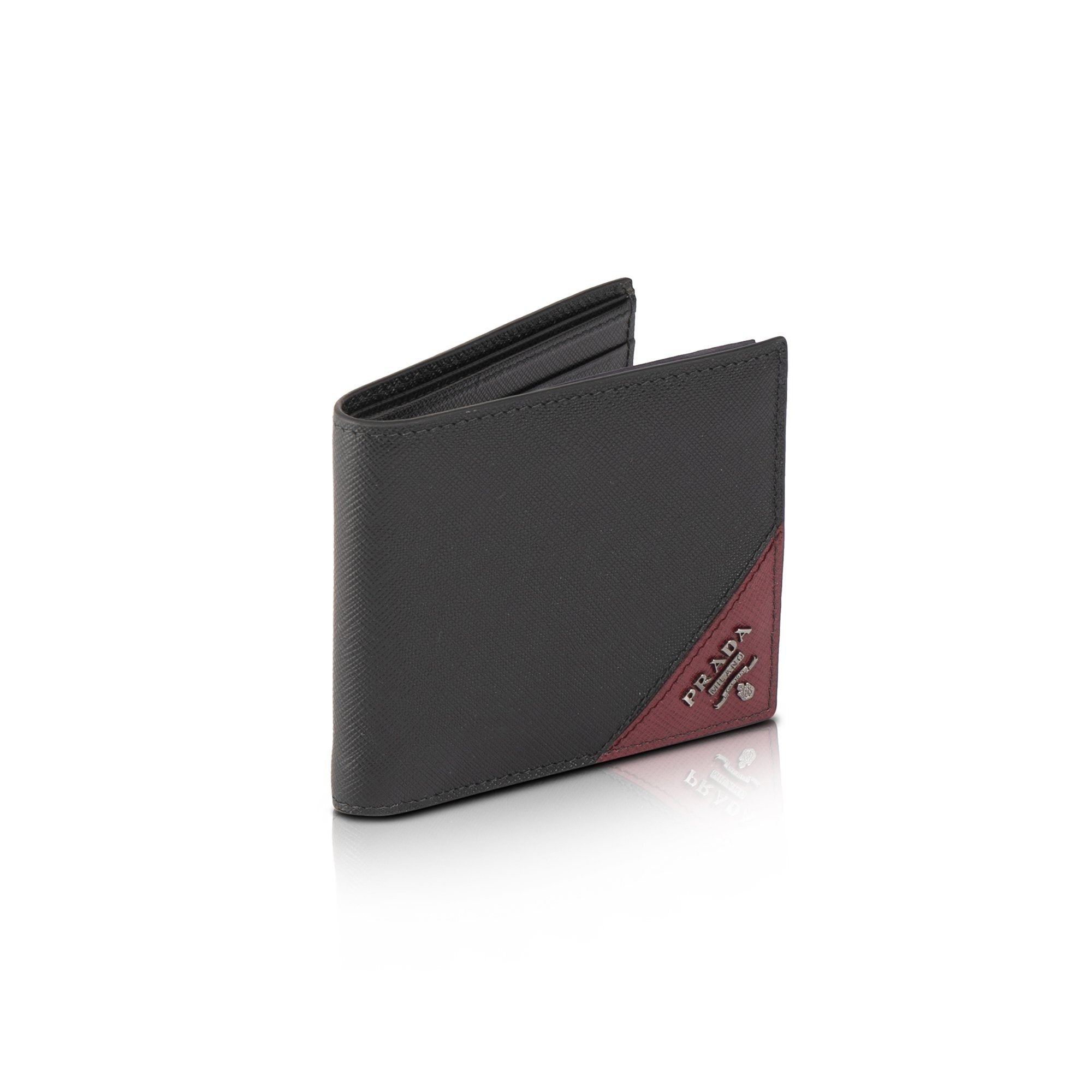 Prada Saffiano Bifold Wallet w/ Box