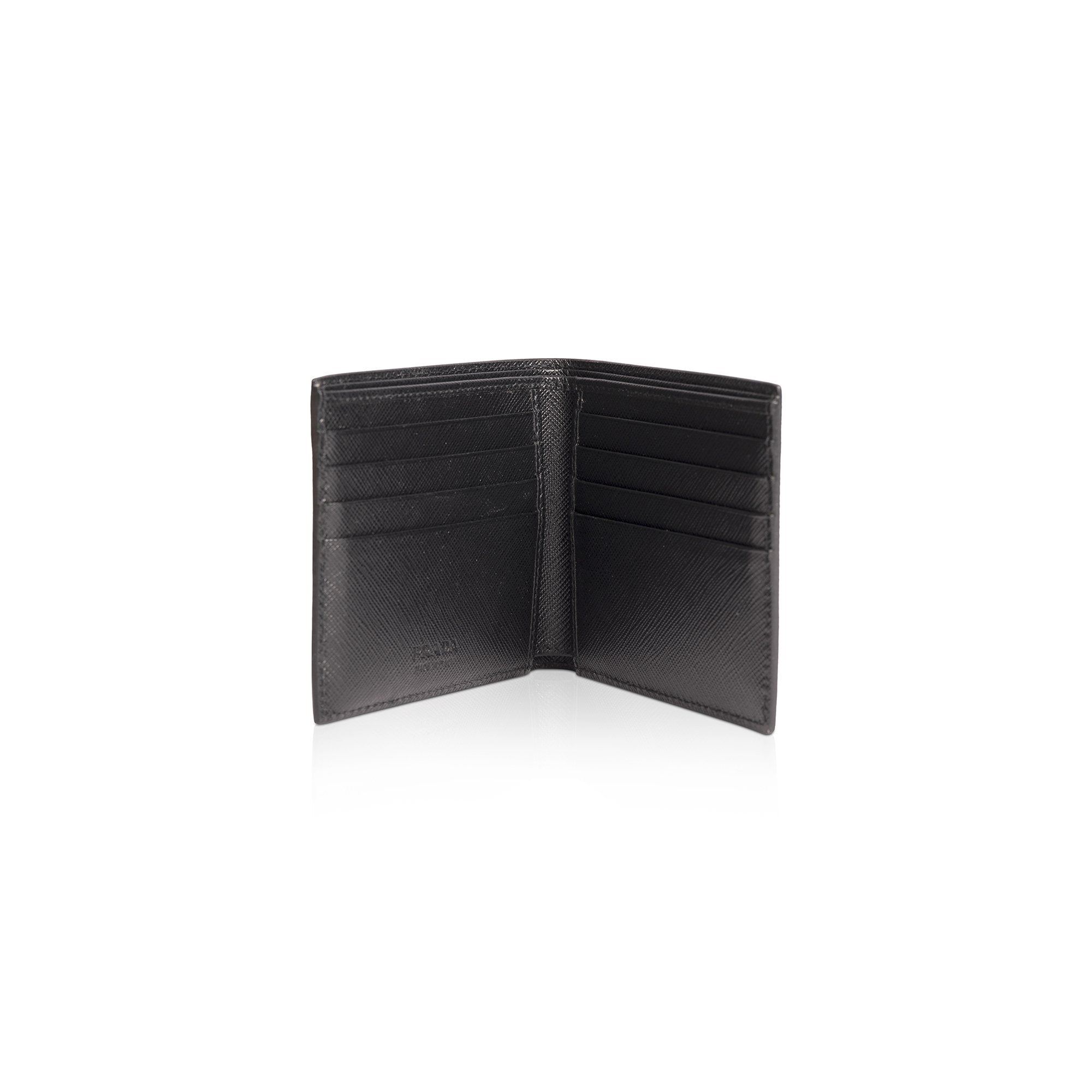 Prada Saffiano Bifold Wallet w/ Box & Authenticity Card