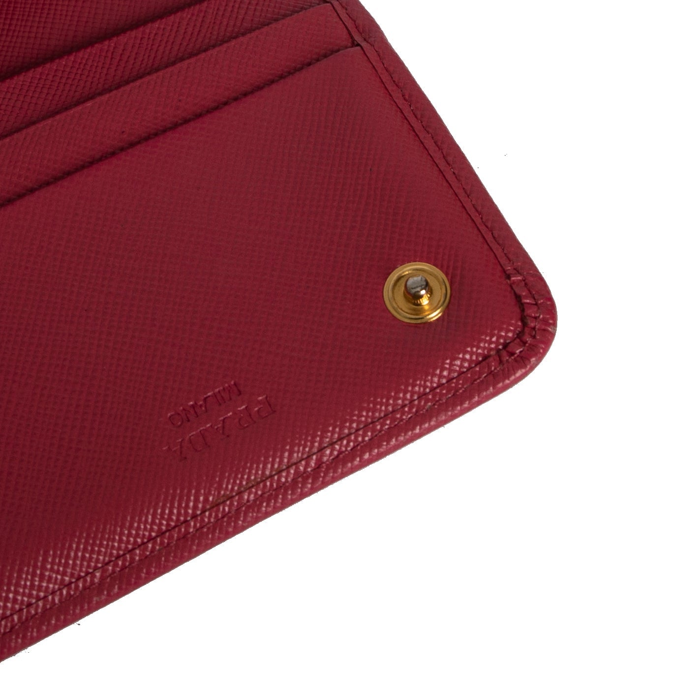 Prada Saffiano Leather Bow Wallet