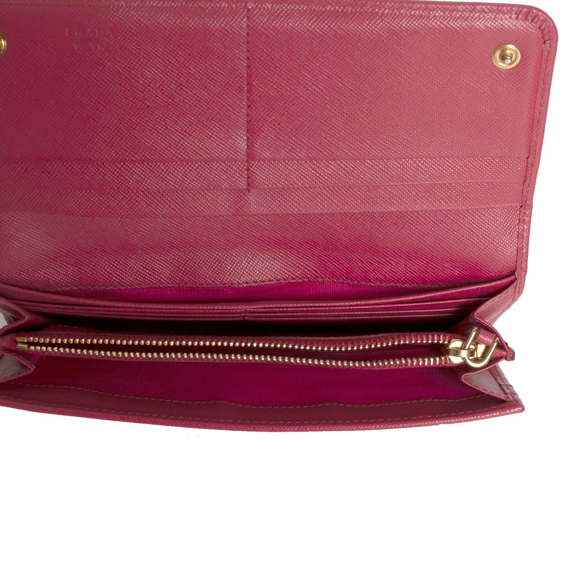 Prada Saffiano Leather Bow Wallet