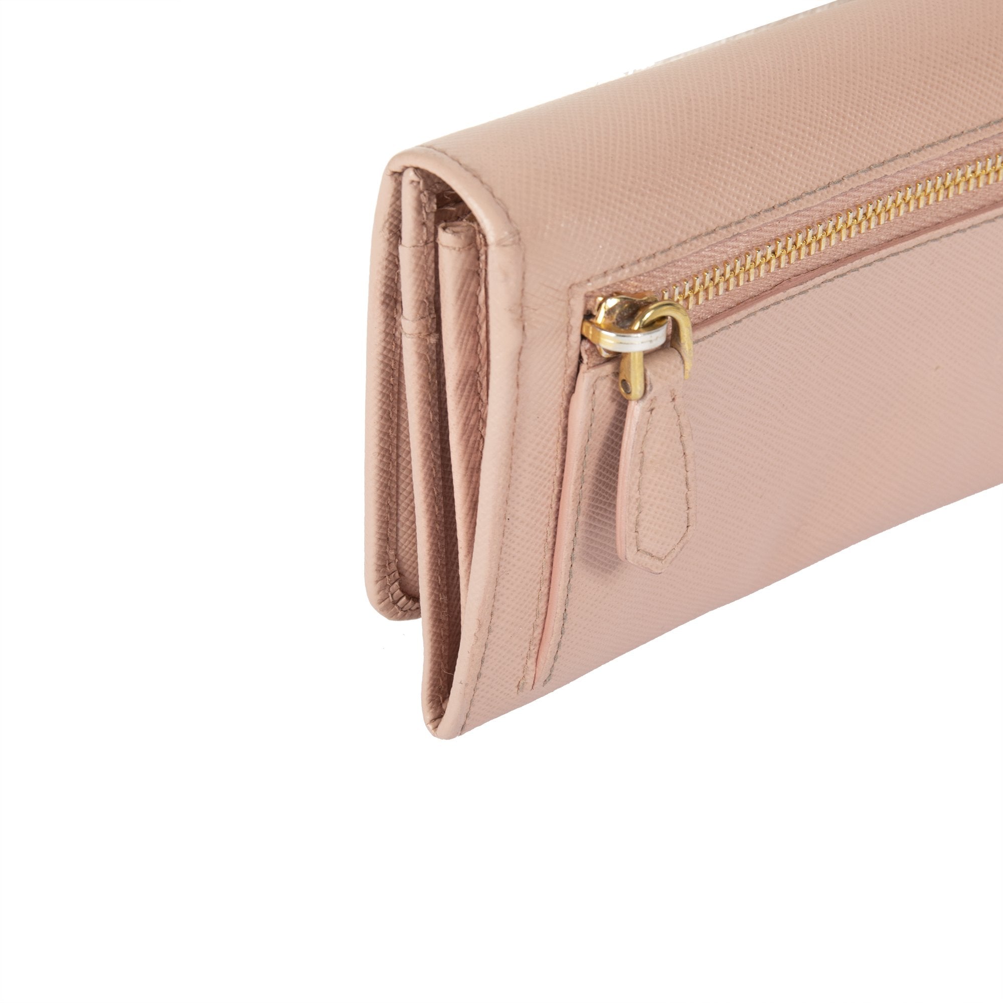 Prada Saffiano Leather Bow Wallet