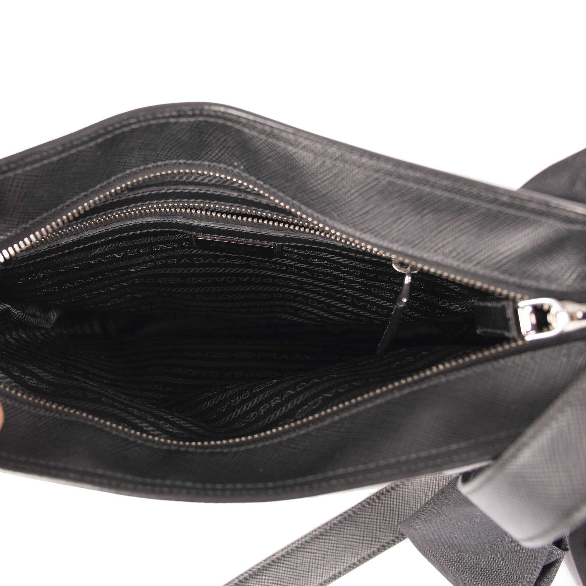 Prada Saffiano Leather Messenger Bag