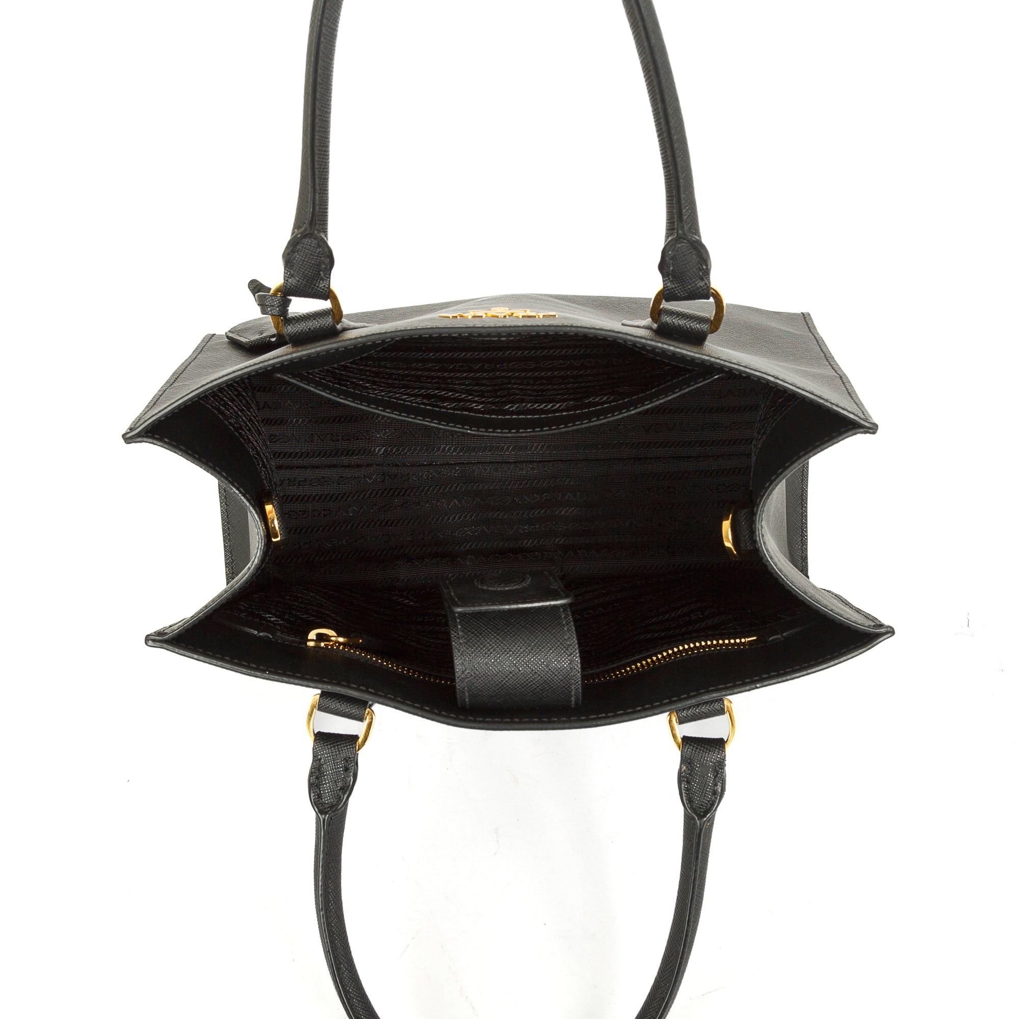 Prada Saffiano Leather Tote w/ Strap