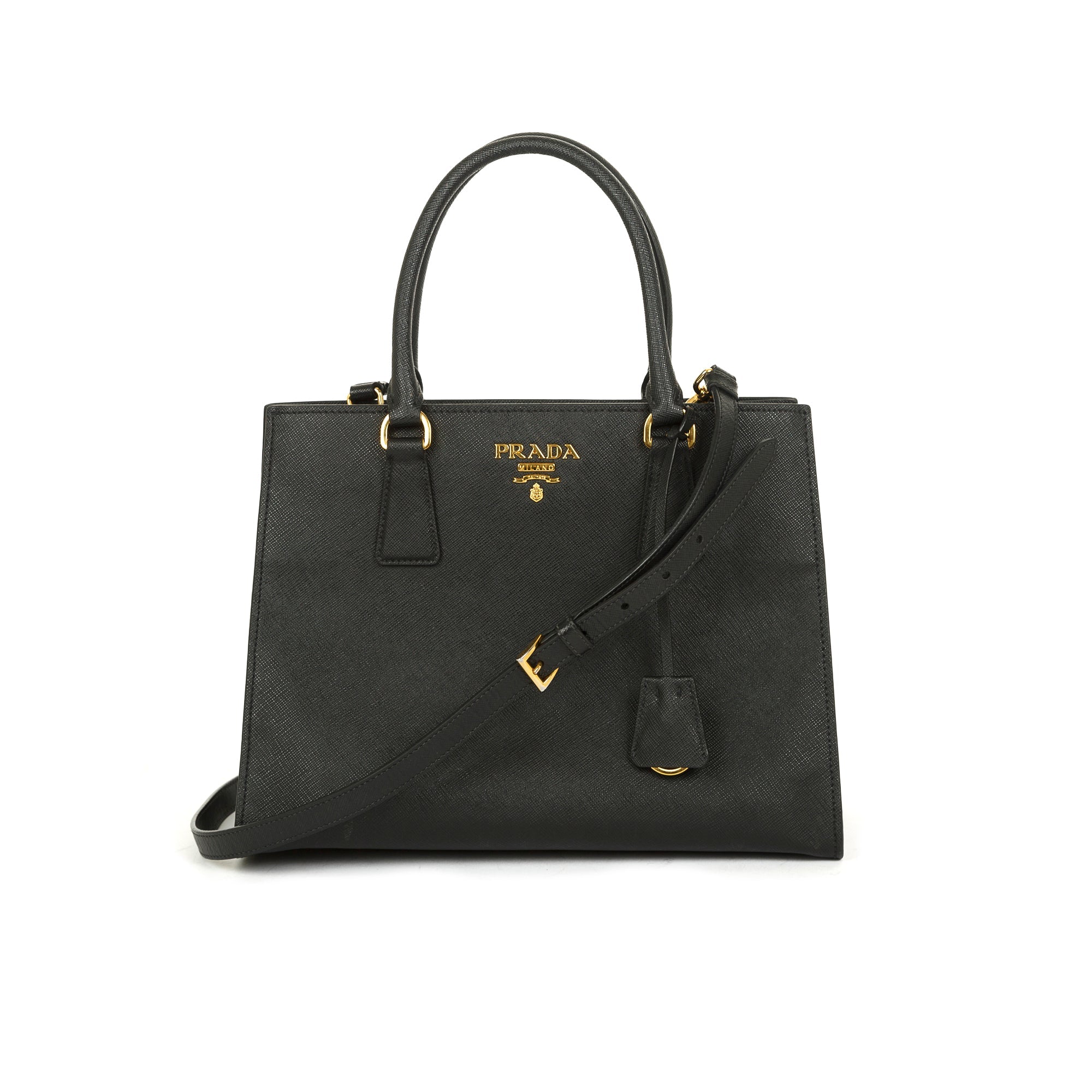 Prada Saffiano Leather Tote w/ Strap