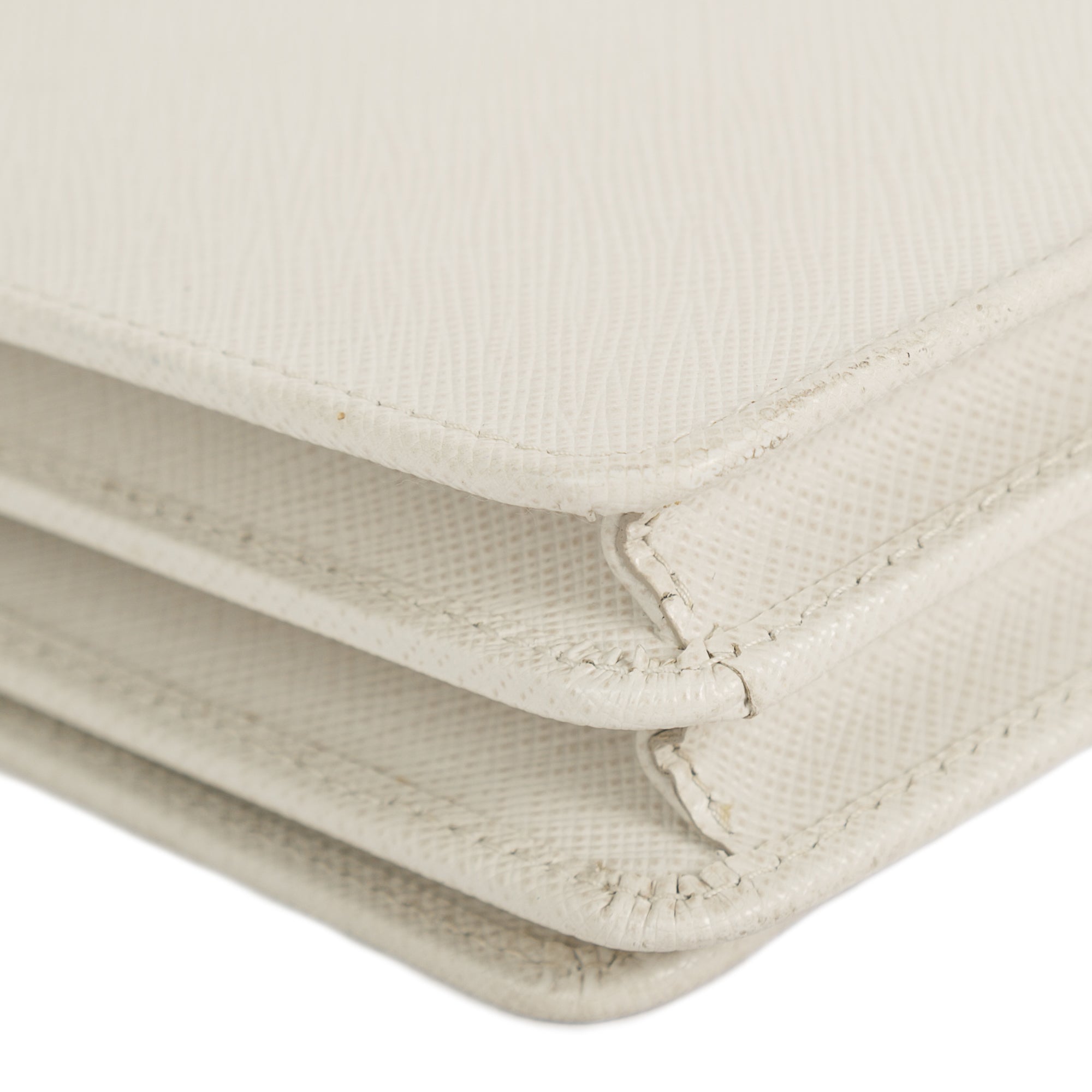 Prada Saffiano Lux Wallet on Chain w/ Authenticity Card