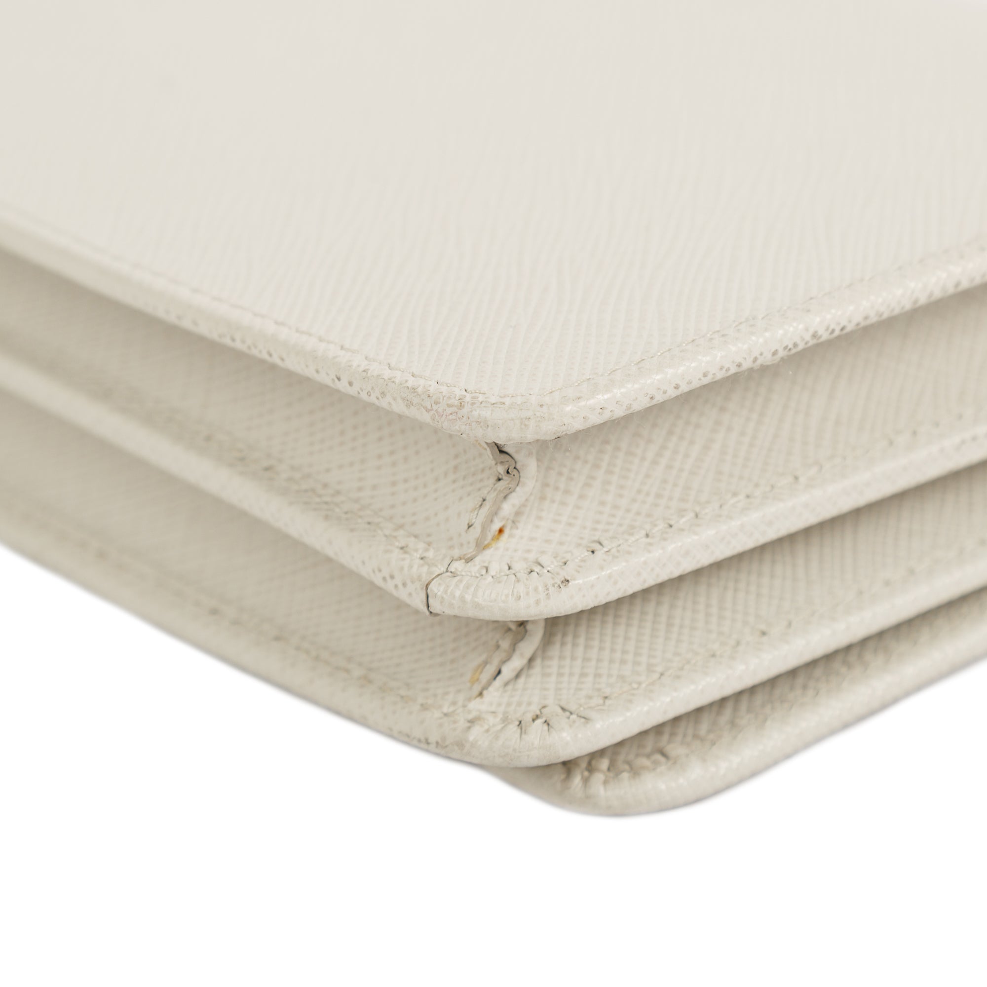 Prada Saffiano Lux Wallet on Chain w/ Authenticity Card