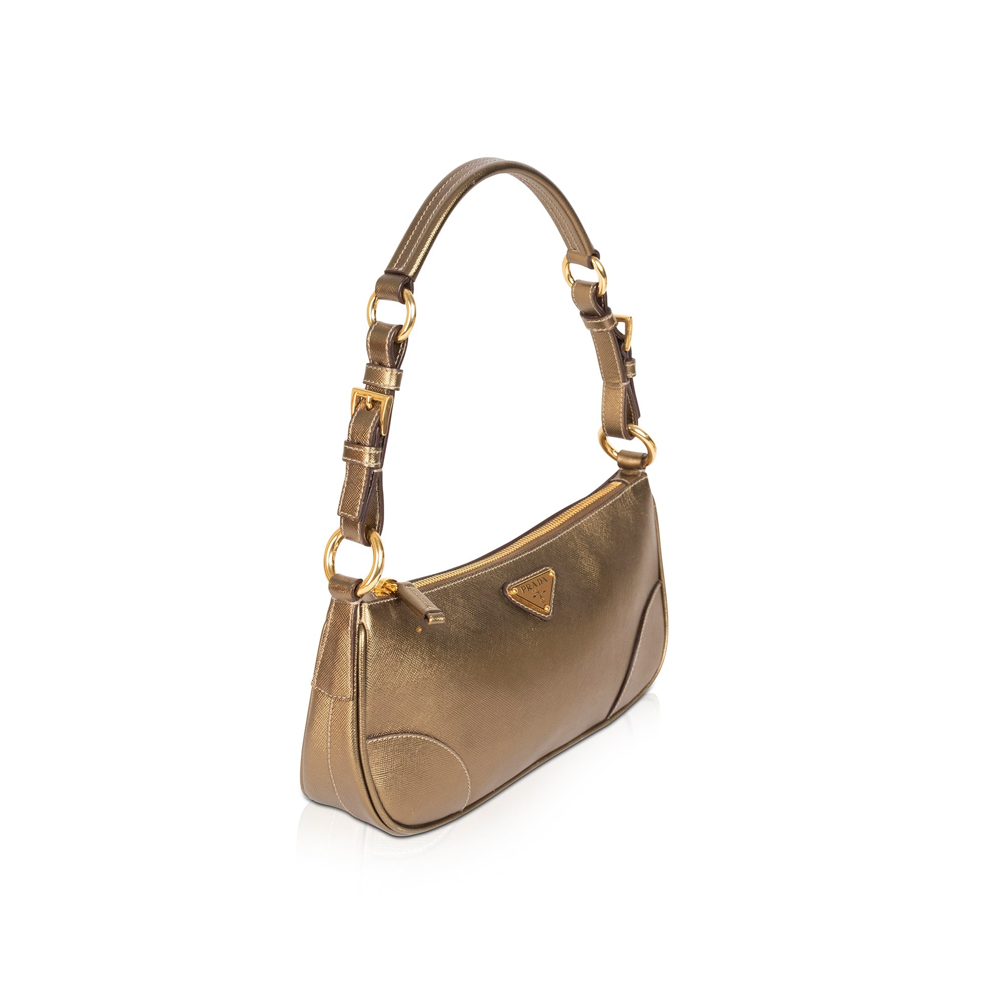 Prada Saffiano Metal Mini Shoulder Bag