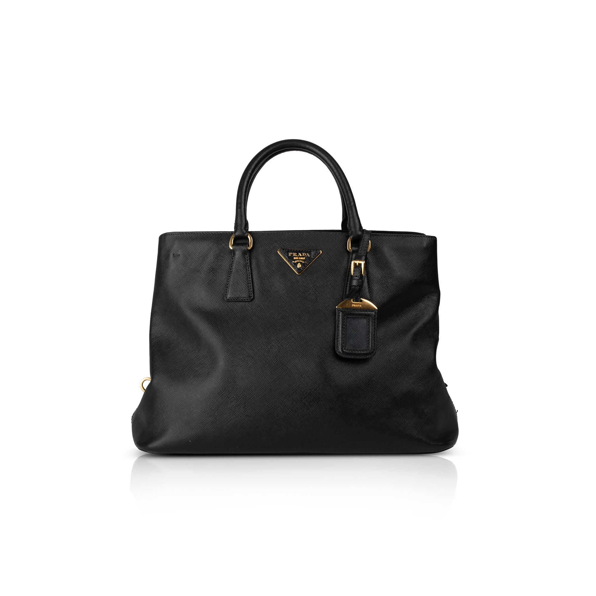 Prada Saffiano Middle Zip Tote