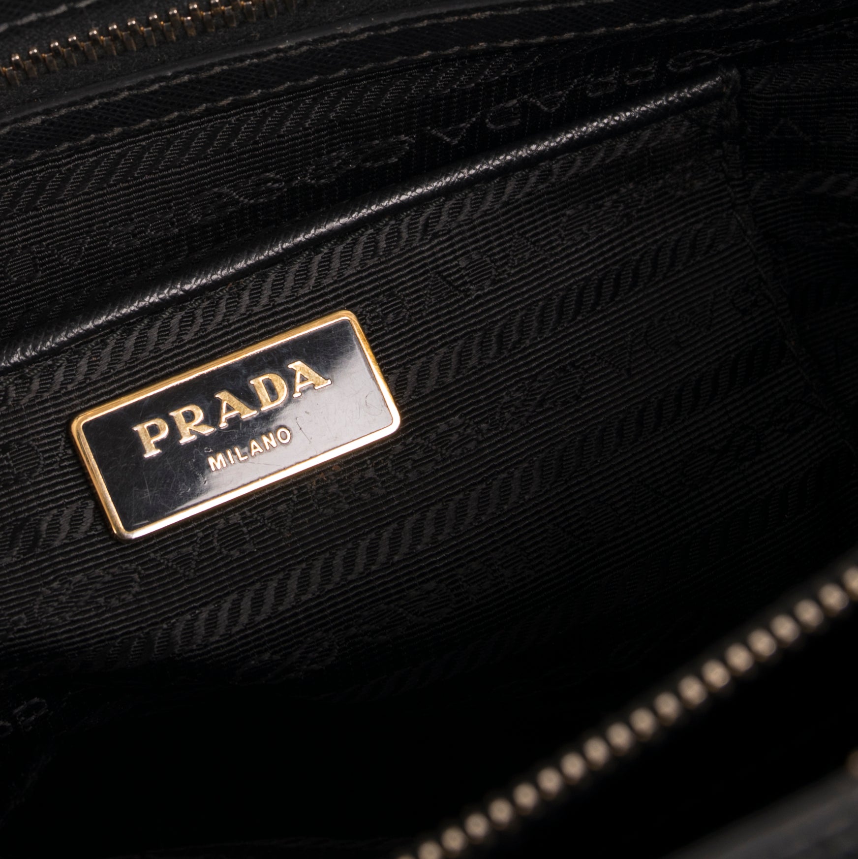 Prada Saffiano Middle Zip Tote