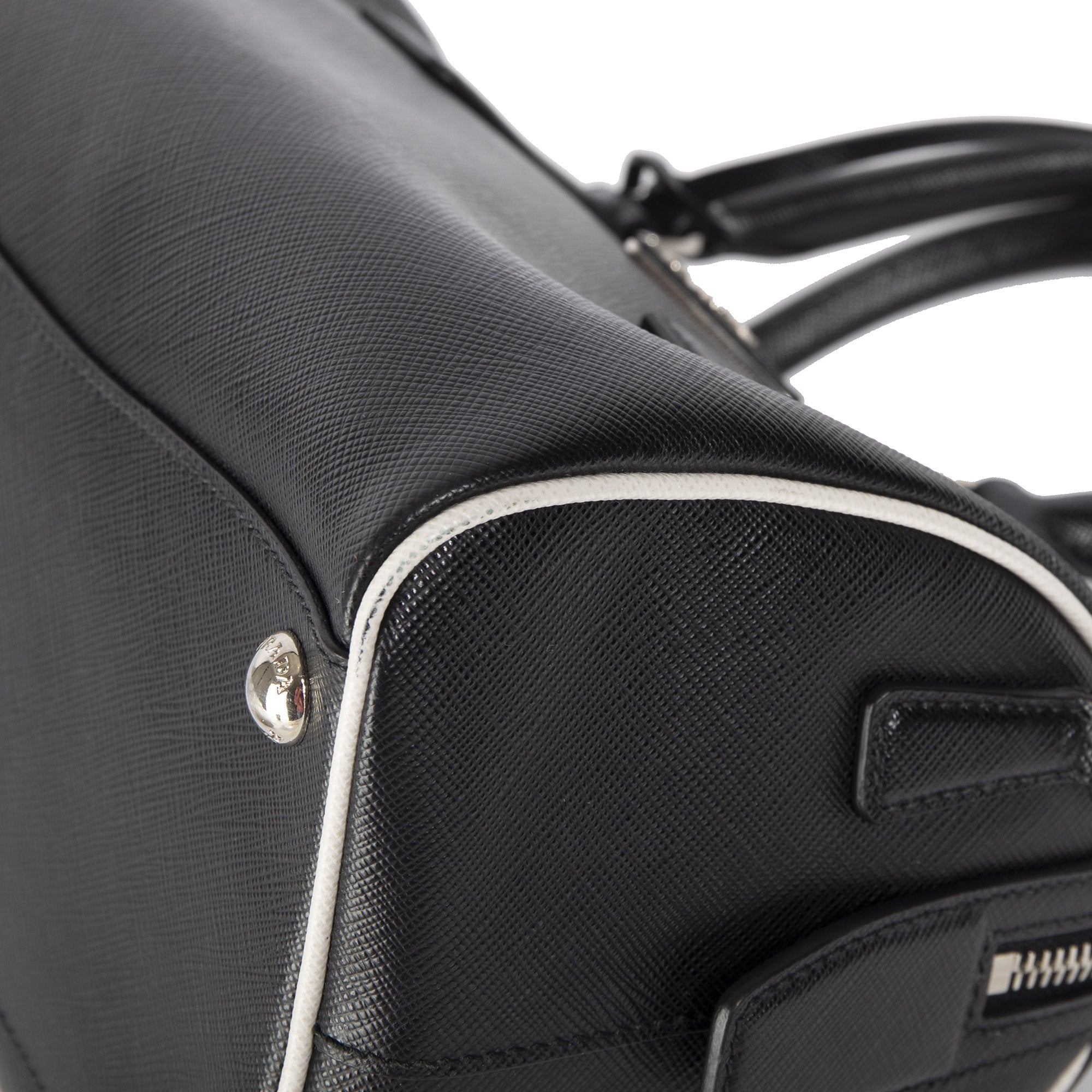 Prada Saffiano Mini Top Handle Bag