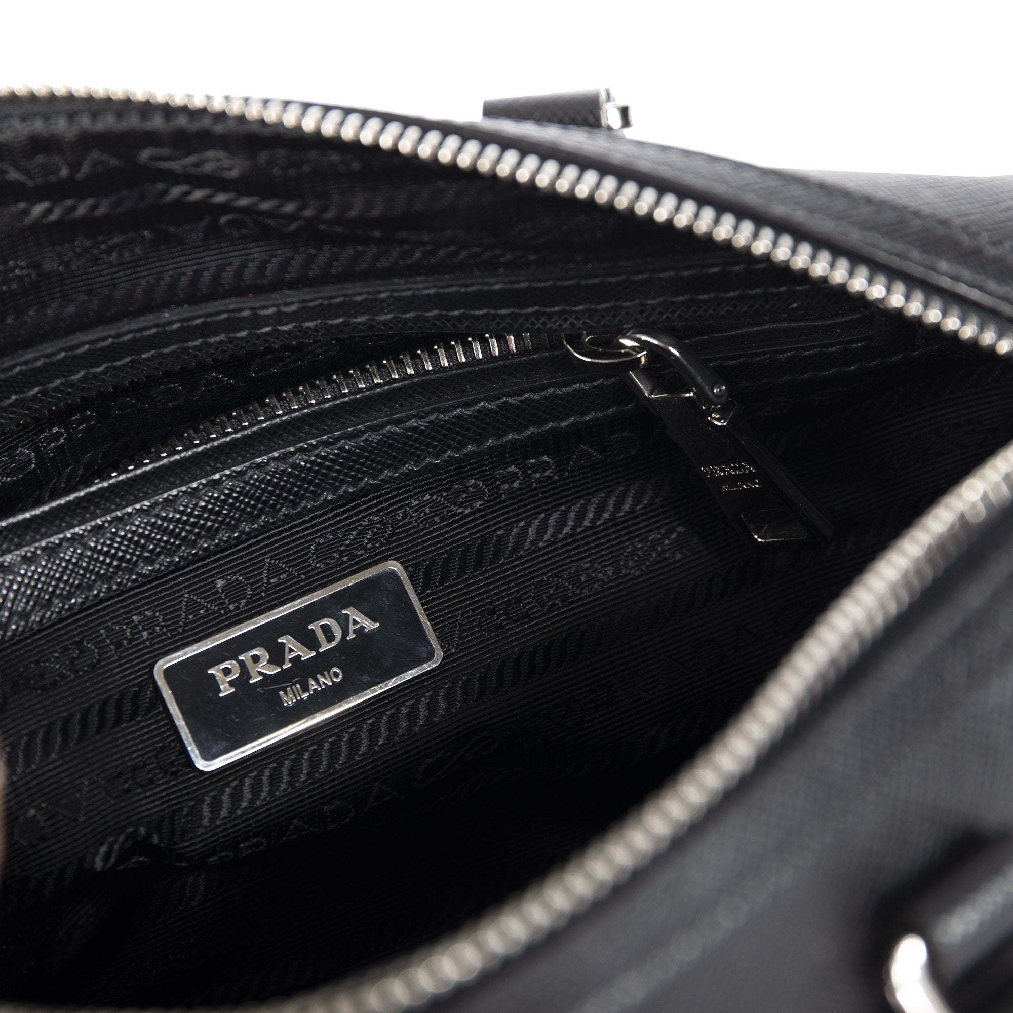 Prada Saffiano Mini Top Handle Bag