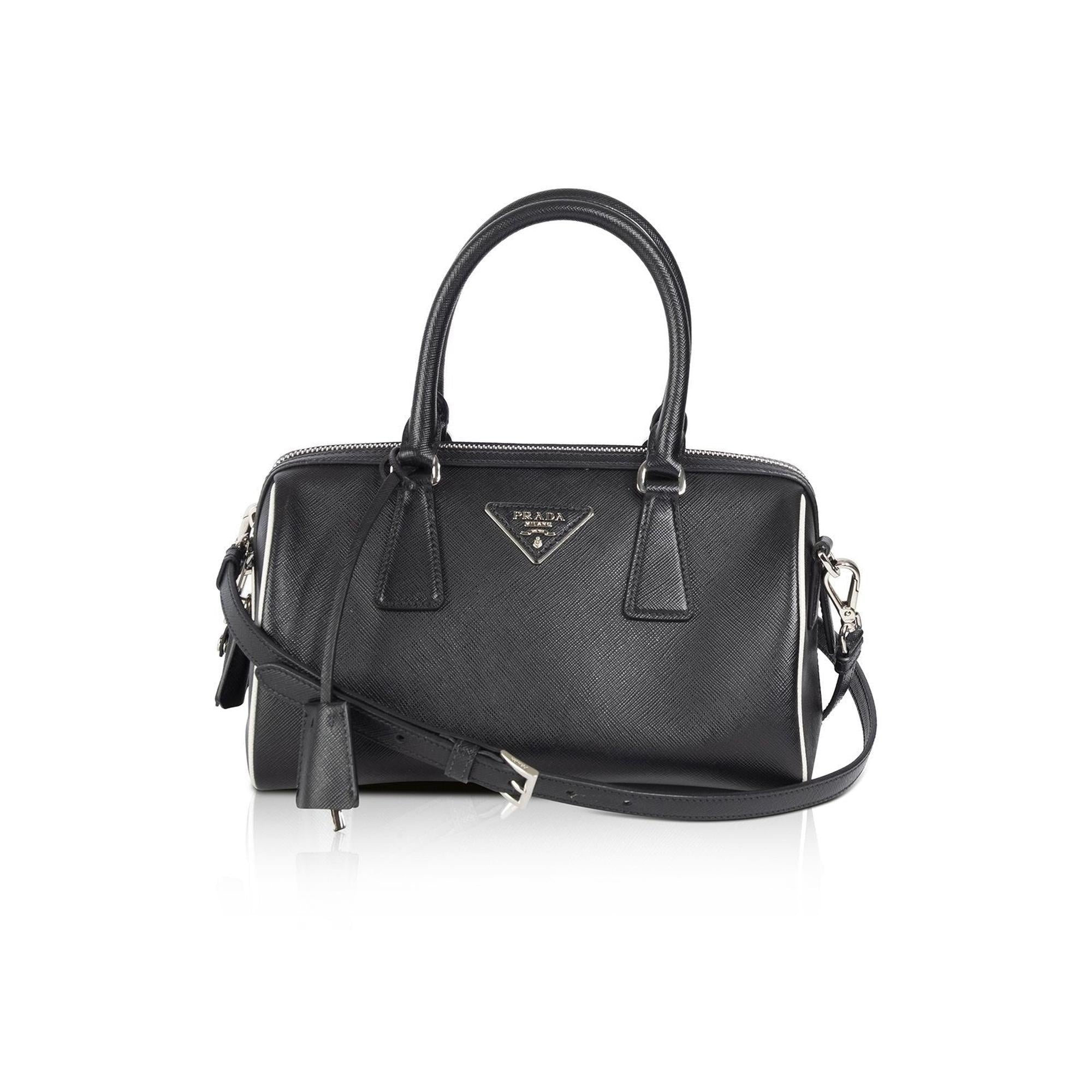 Prada Saffiano Mini Top Handle Bag