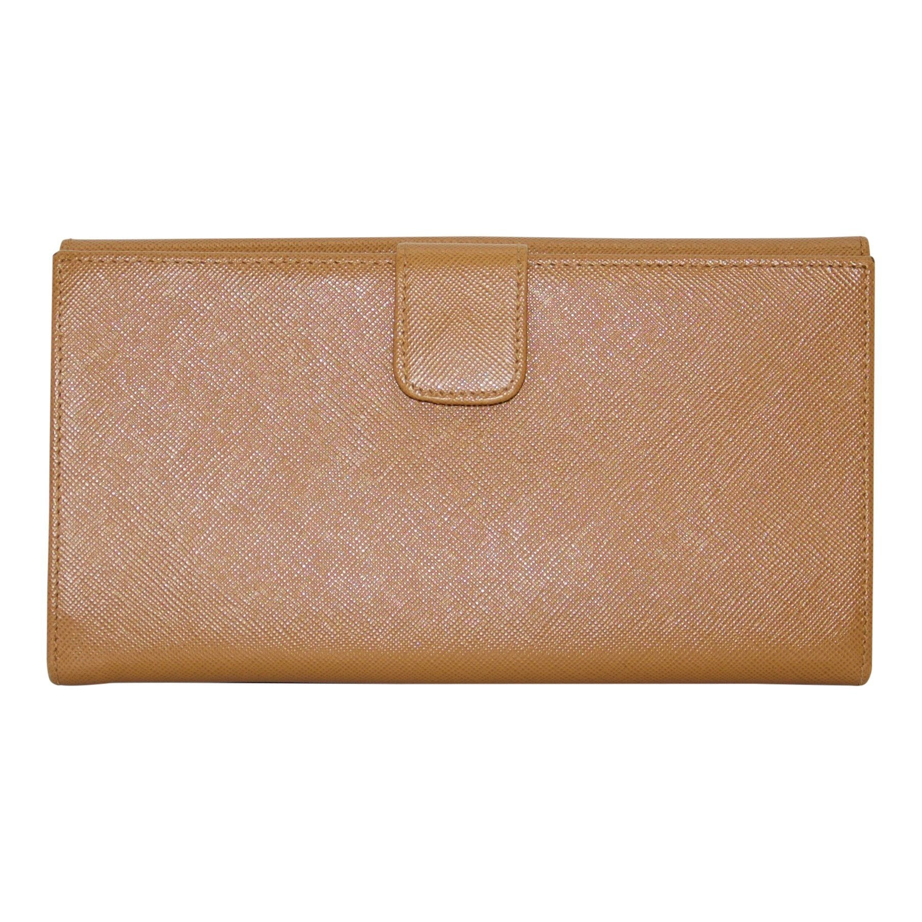 Prada Saffiano Travel Wallet