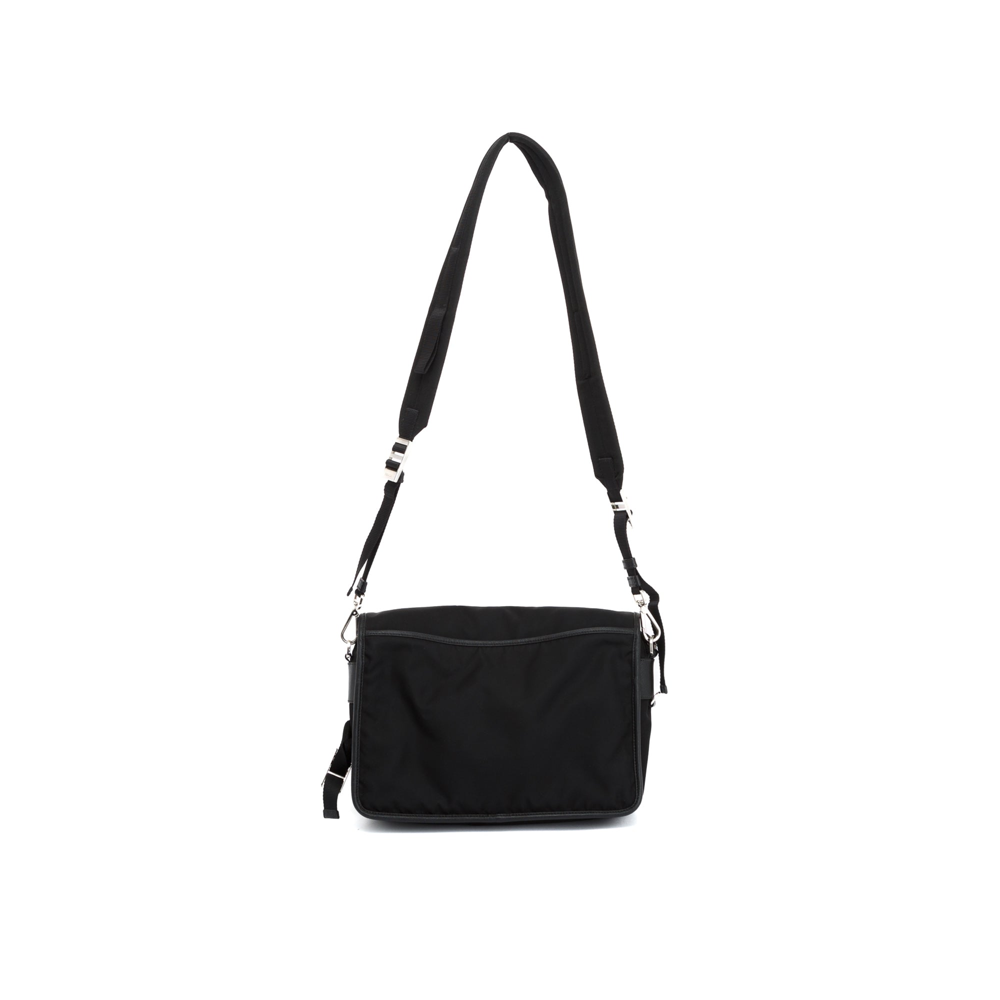 Prada Saffiano-Trimmed Nylon Messenger Bag