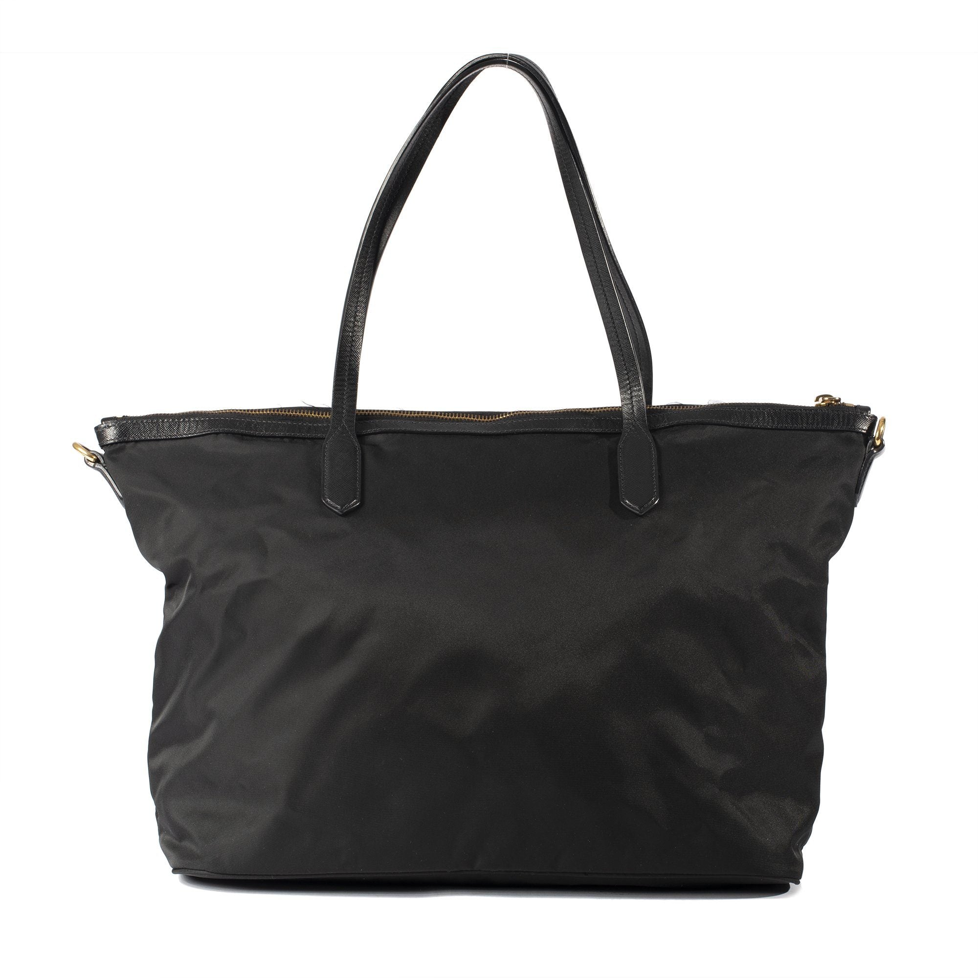 Prada Saffiano-Trimmed Vela Nylon Tote