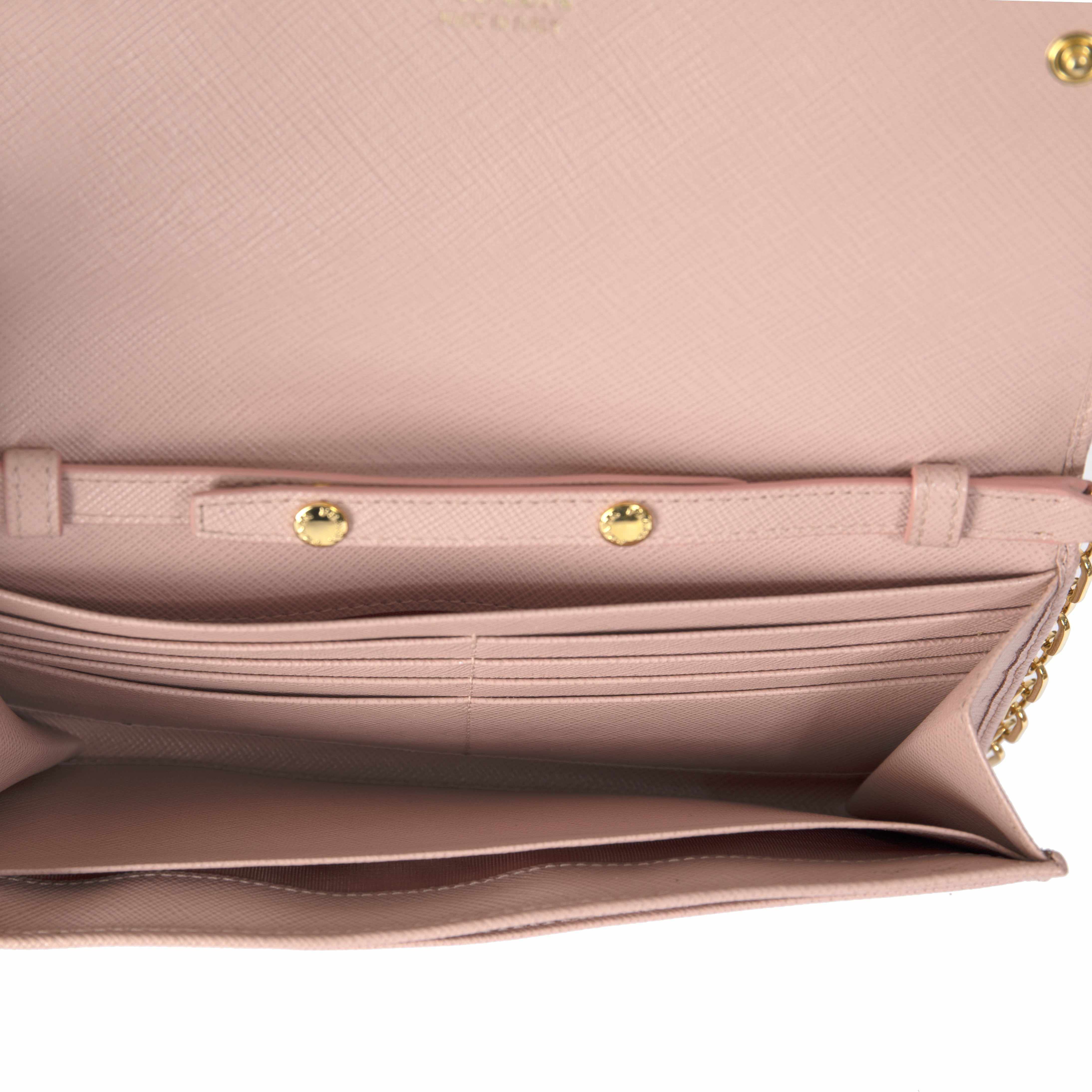 Prada Saffiano Wallet on Chain