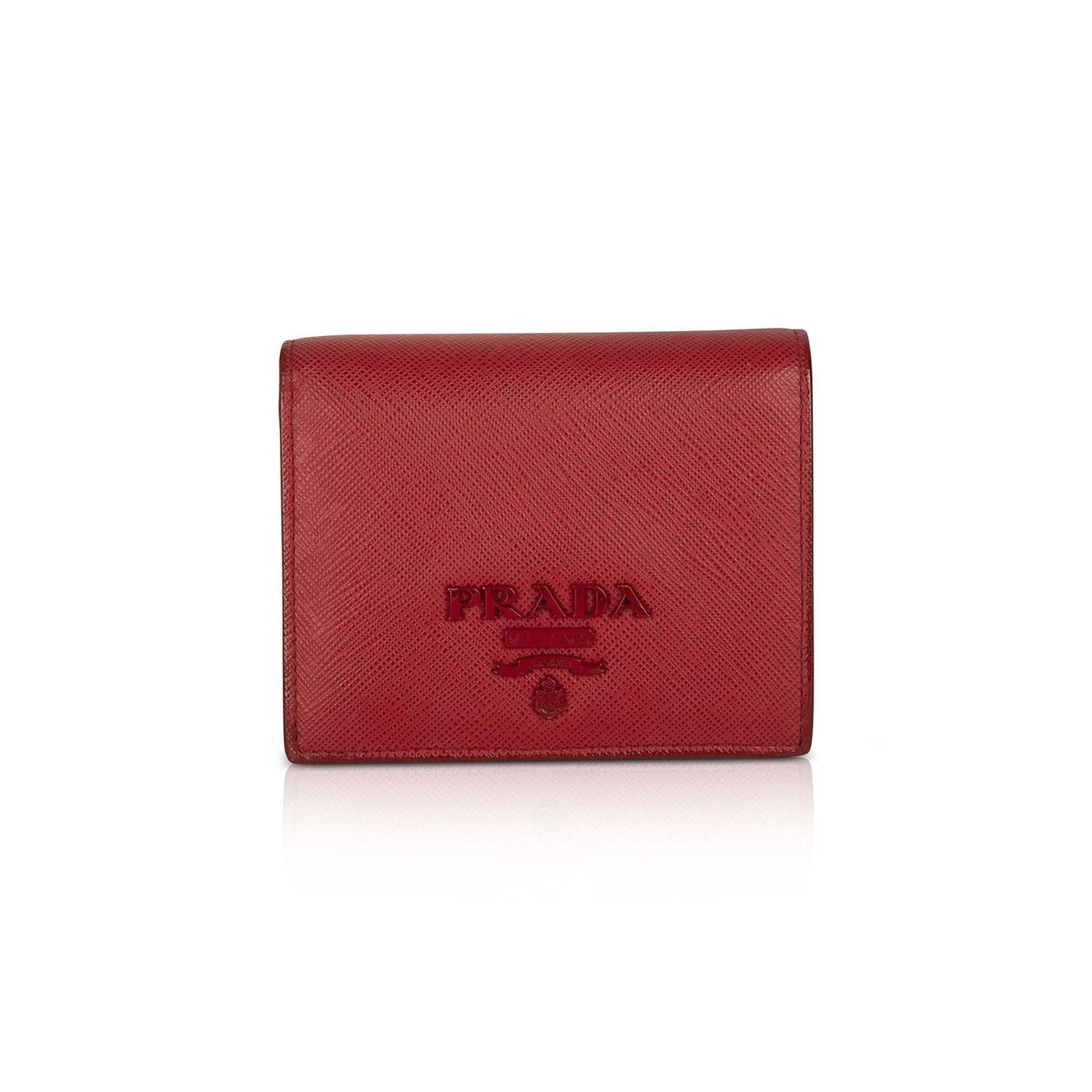 Prada Saffiano Wallet w/ Box