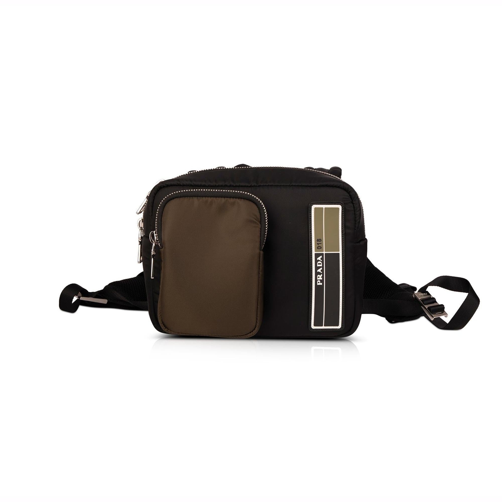 バッグ PRADA TESSUTO NYLON LOGO MINI BACKPACK Prada Tessuto Nylon Mini Backpack Green