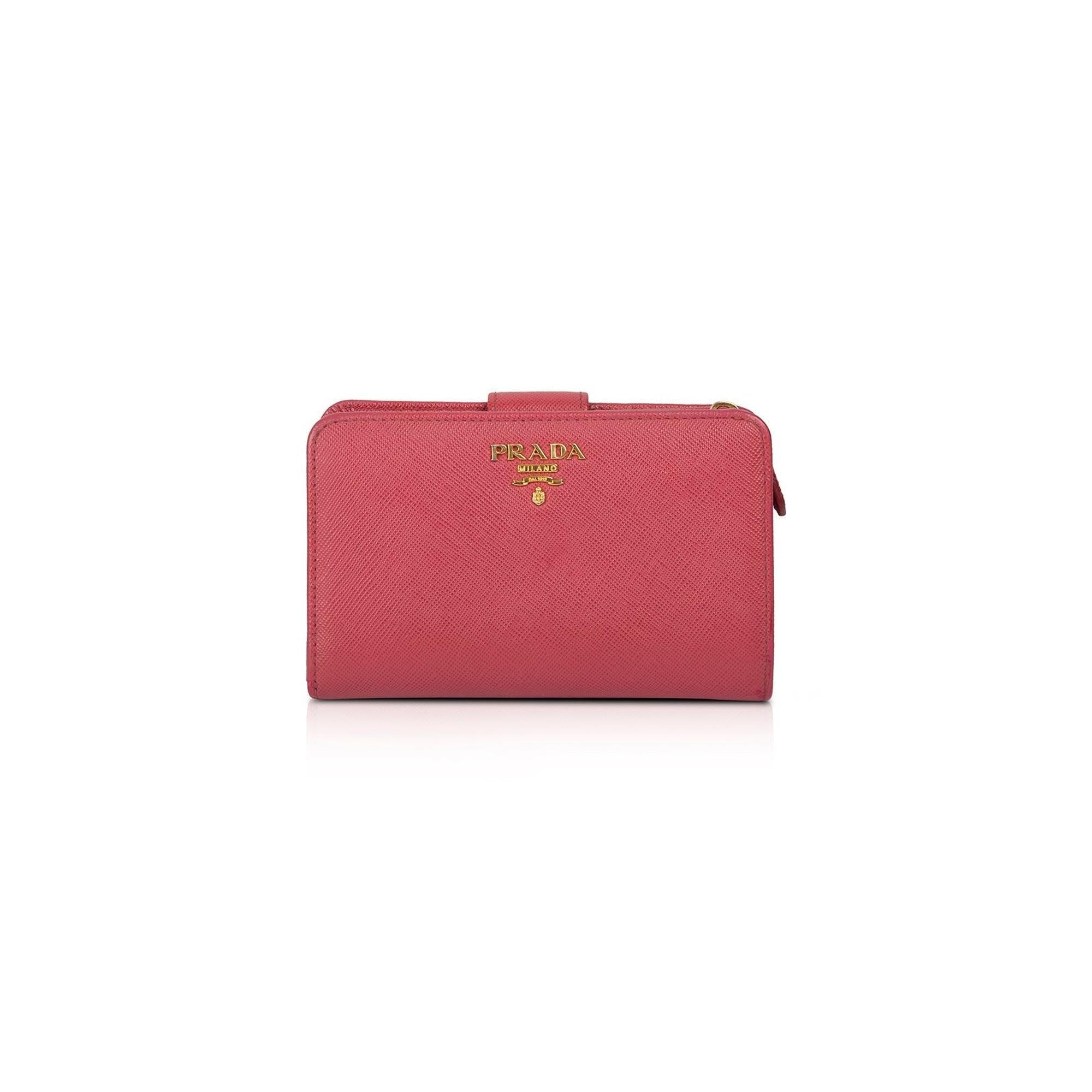 Prada Small Saffiano Leather Wallet