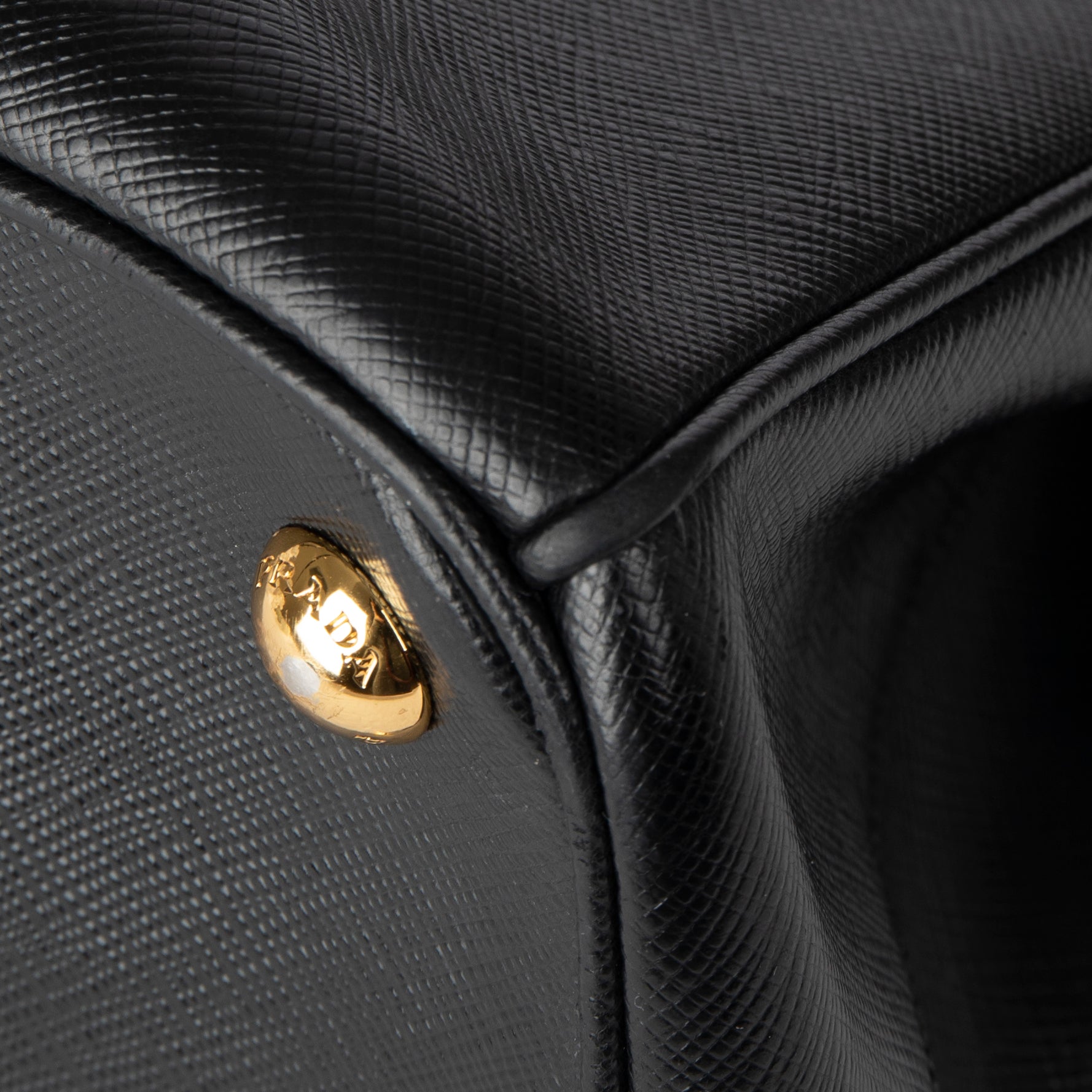 Prada Small Saffiano Lux Galleria Double Zip Tote