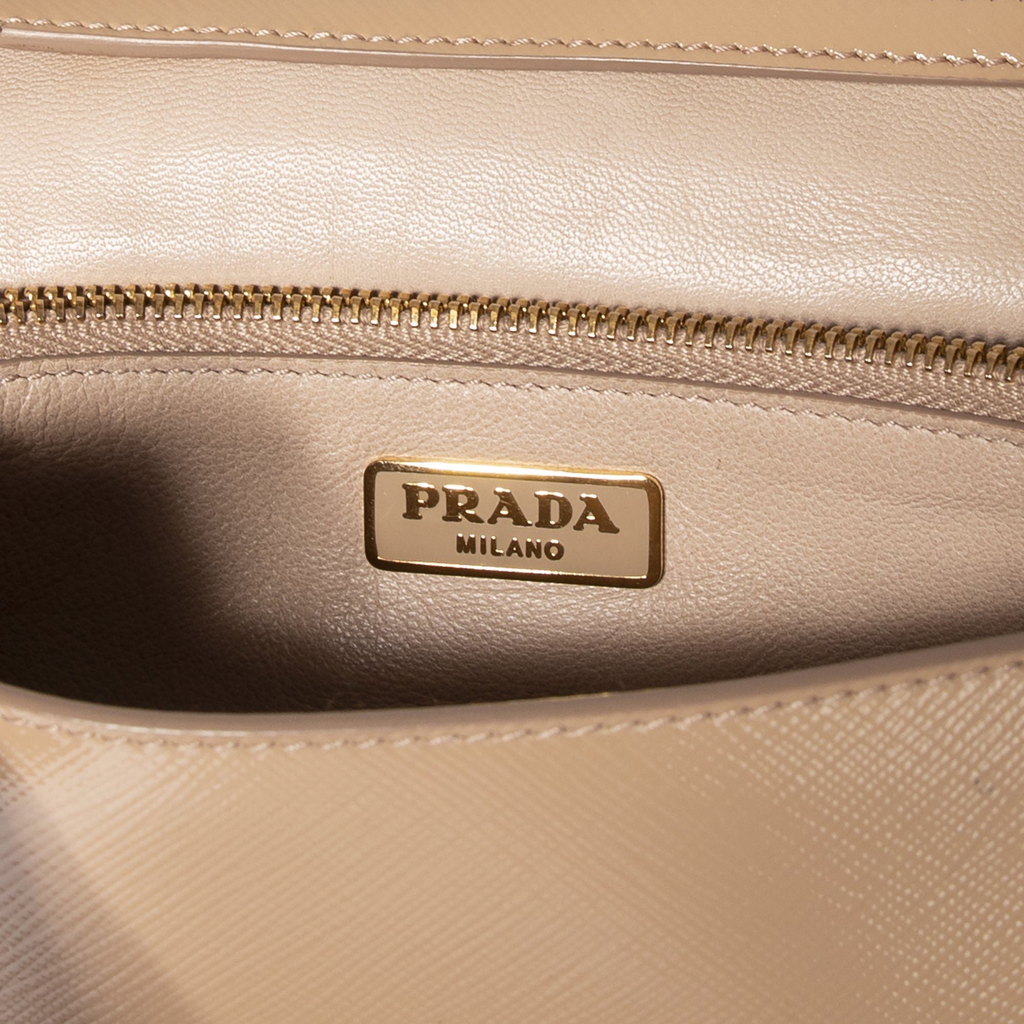 Prada Small Saffiano Vernice Crossbody Bag