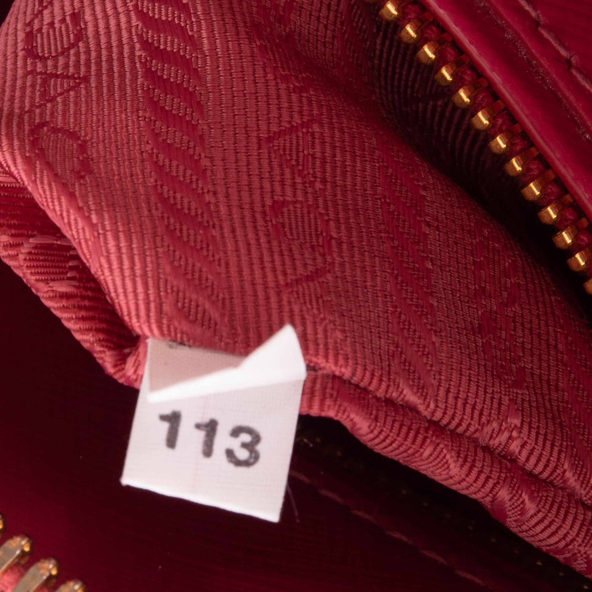 Prada Small Saffiano Vernice Promenade Bag