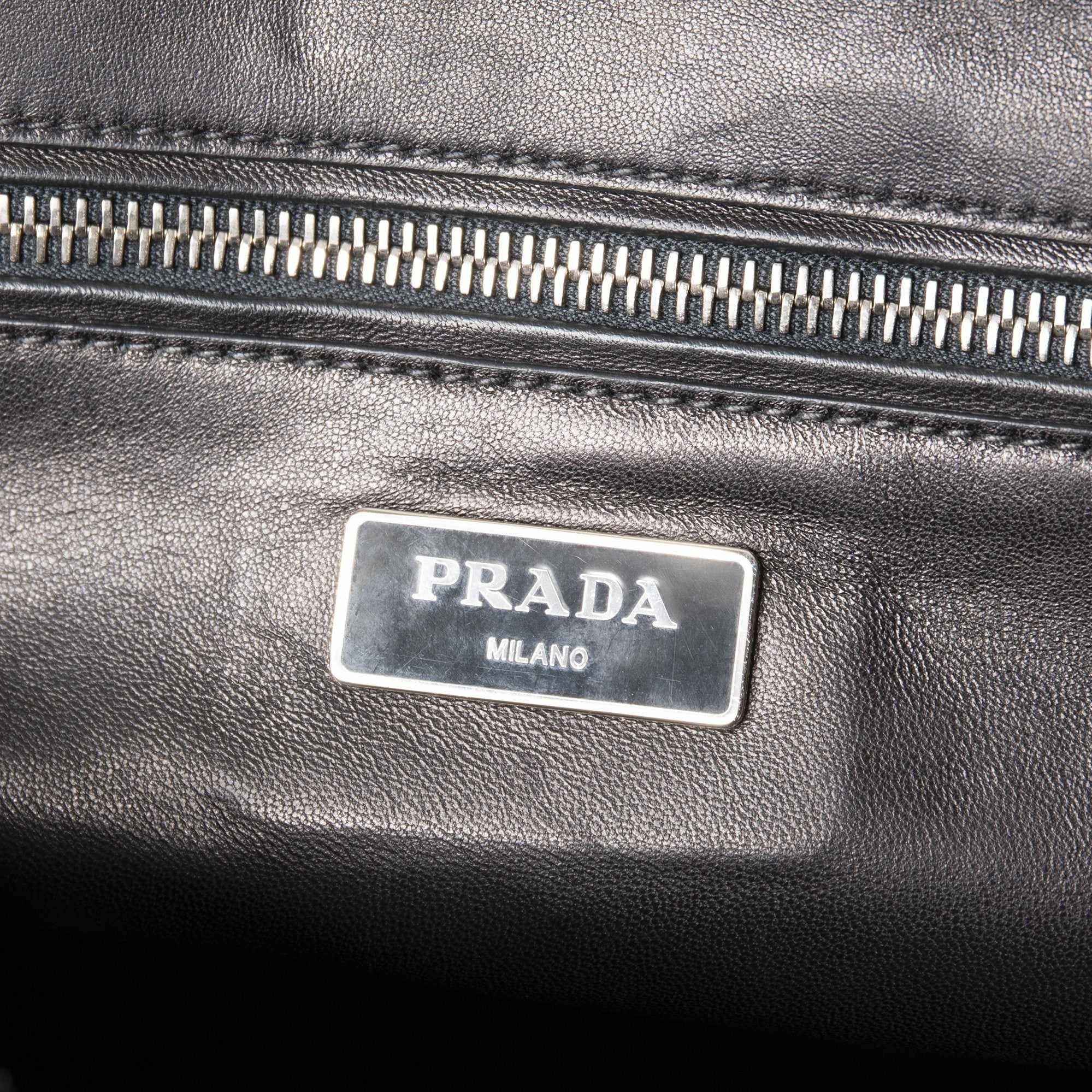 Prada Suede Twin Pocket Tote