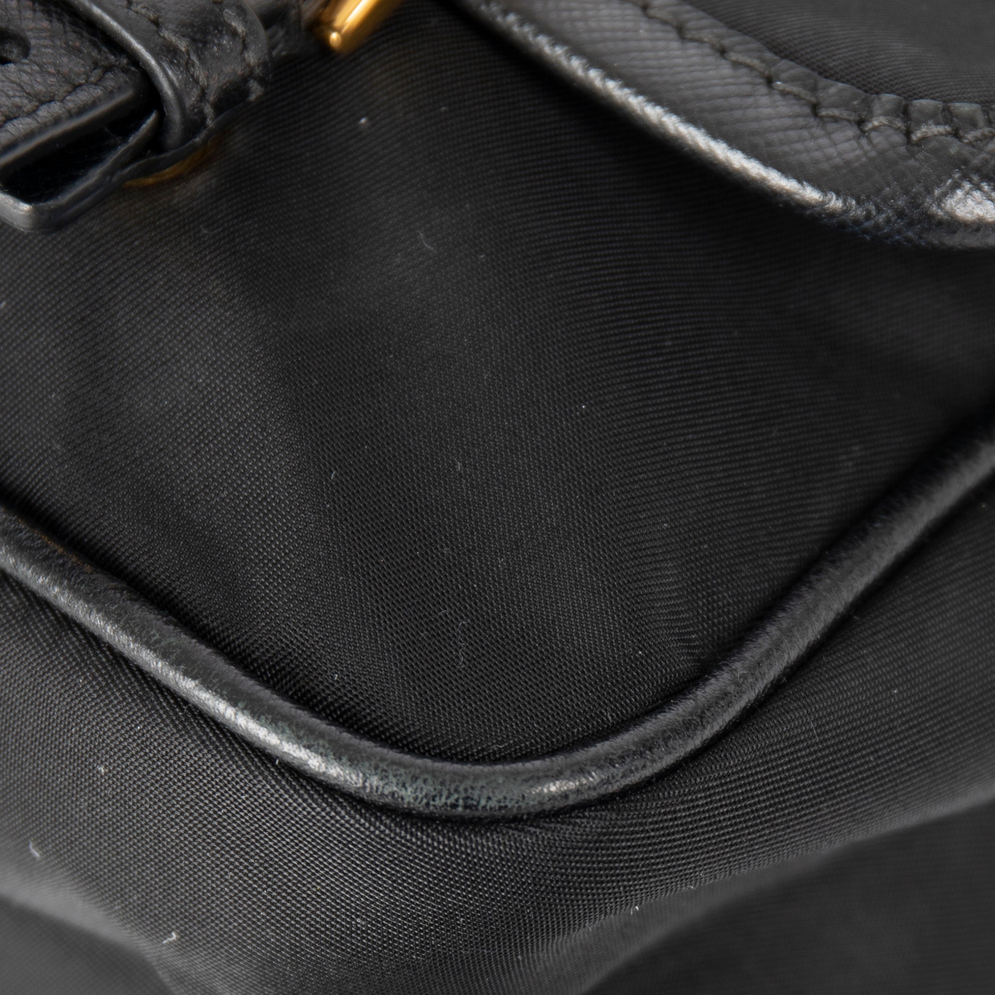 Prada Tessuto Buckle Crossbody Bag