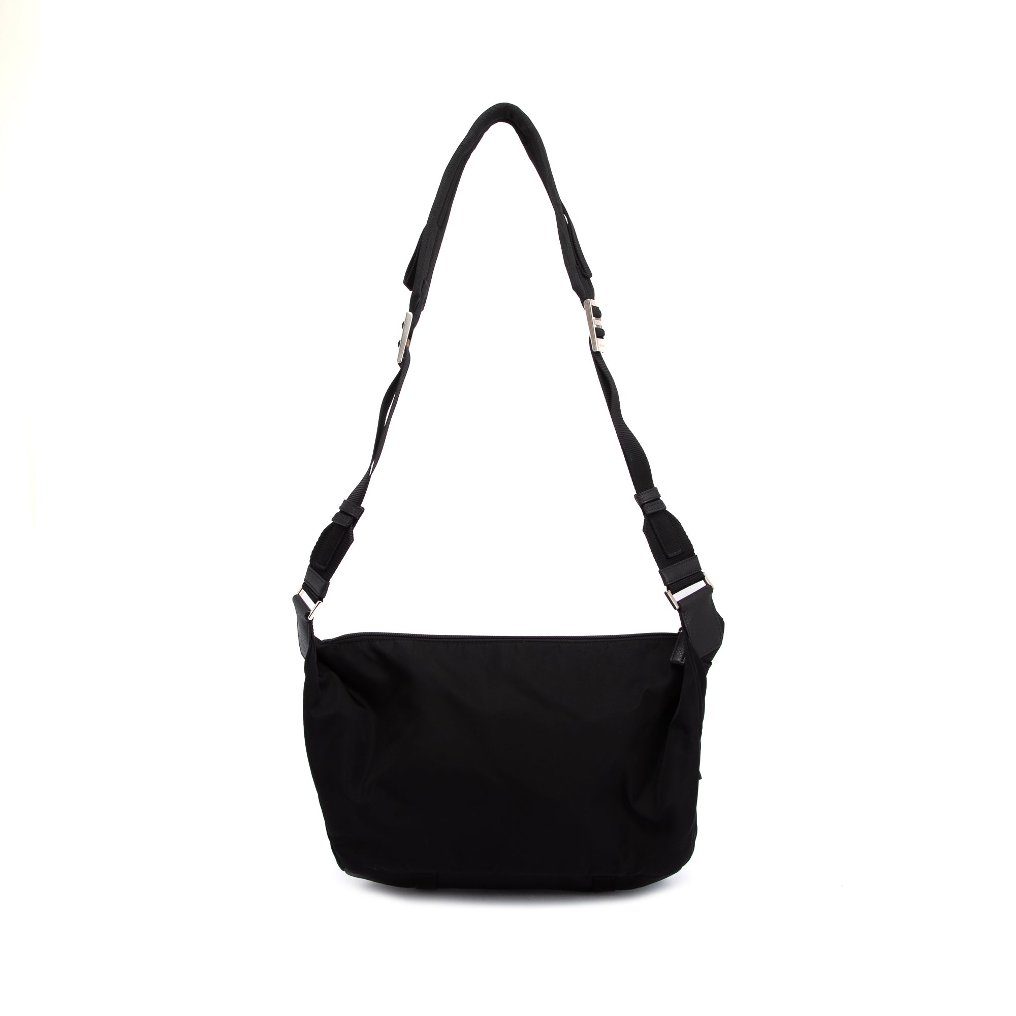 Prada Tessuto Nylon Double Front Pocket Belt Bag