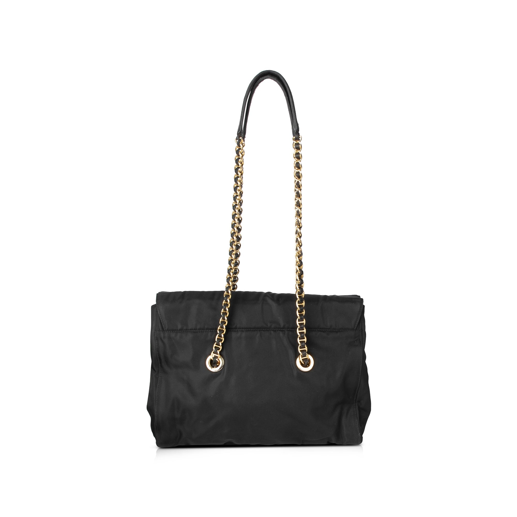 Prada Tessuto Nylon Flap Shoulder Bag