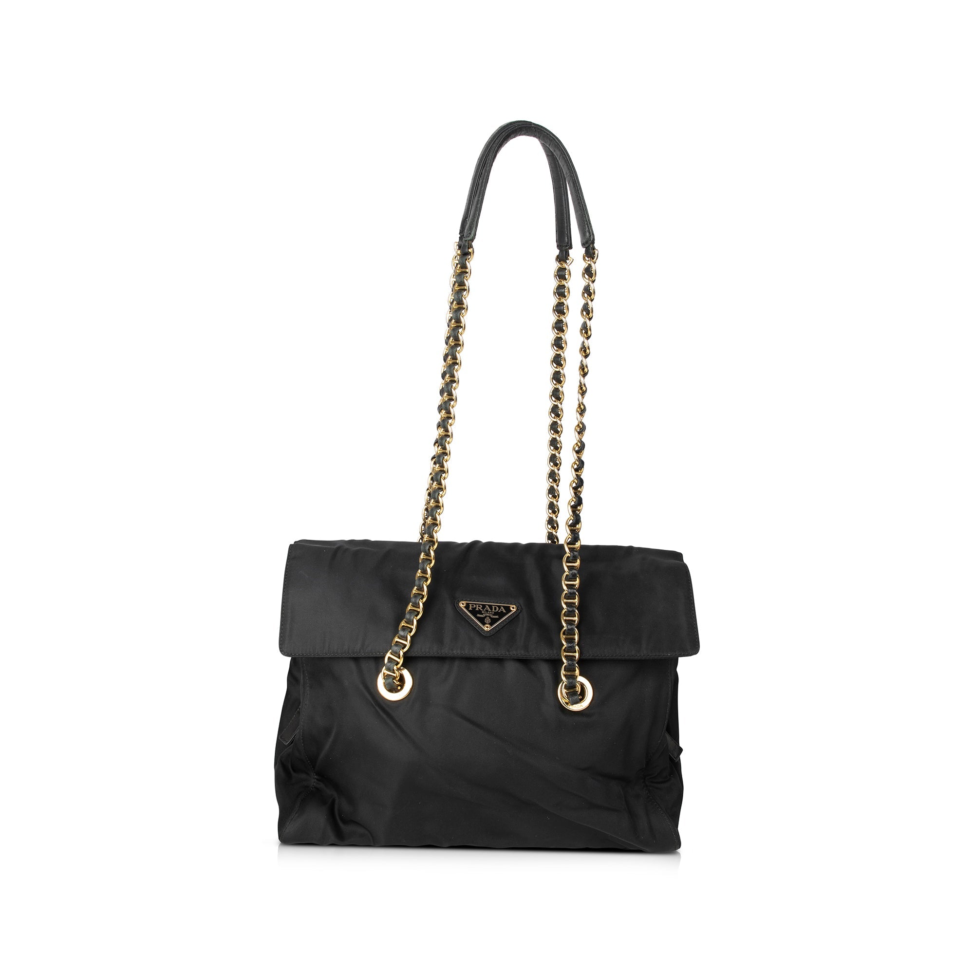 Prada Tessuto Nylon Flap Shoulder Bag