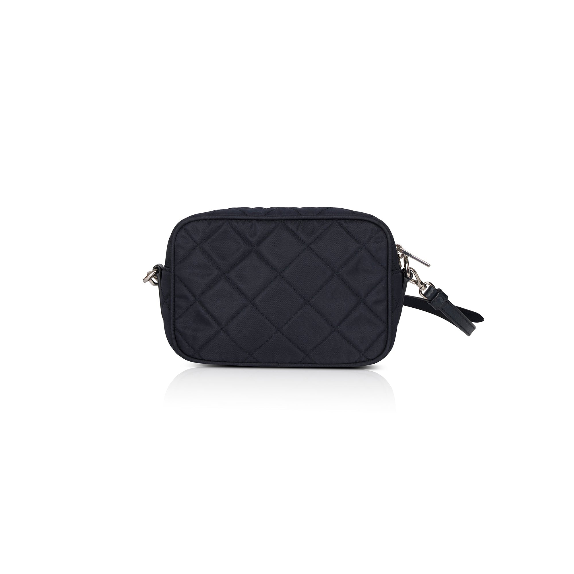 Prada Tessuto Nylon Impuntu Quilted Crossbody Bag