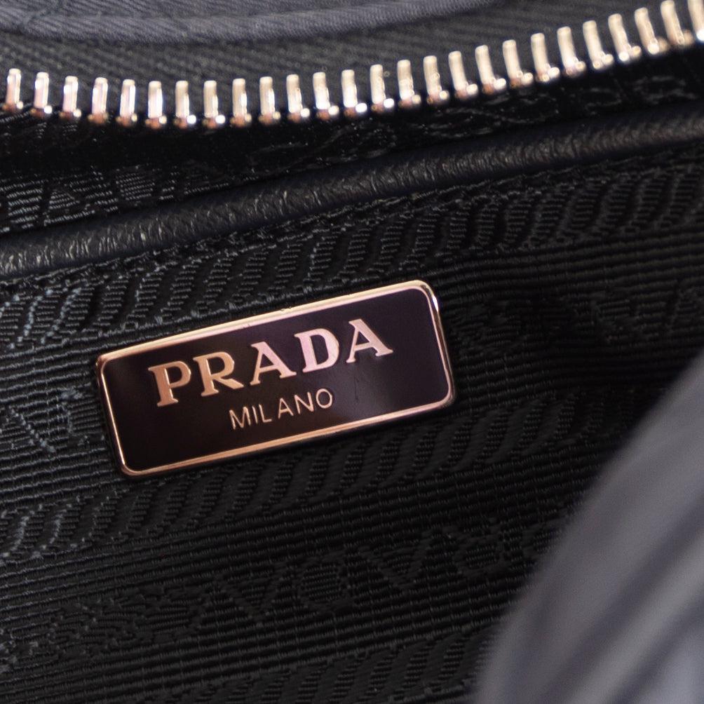 Prada Tessuto Nylon Impuntu Quilted Crossbody Bag