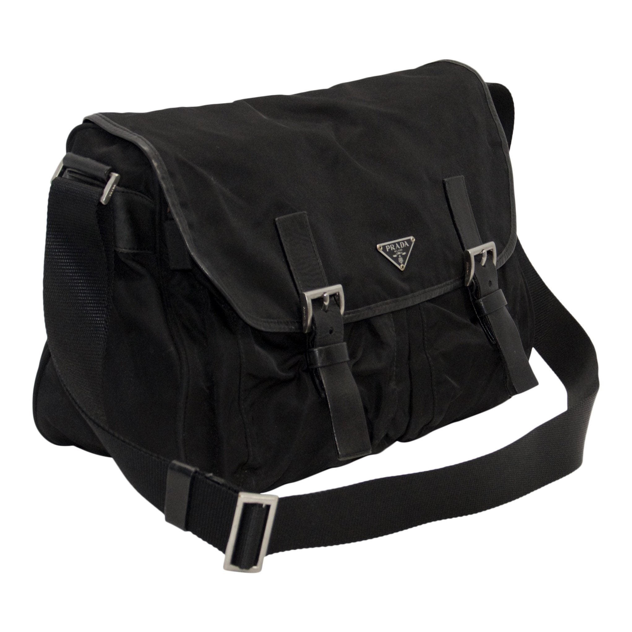 Prada Tessuto Nylon Messenger Bag