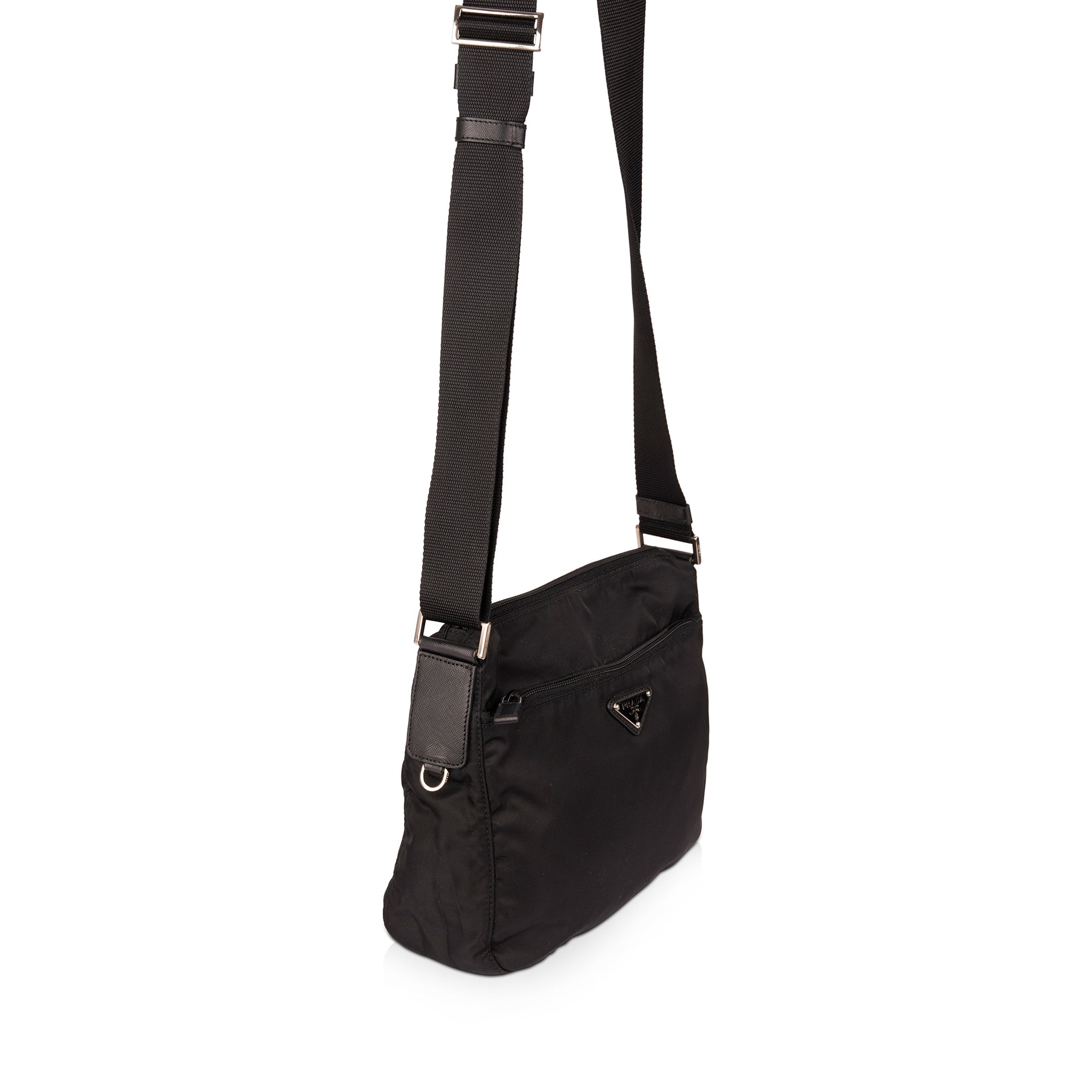 Prada Tessuto Nylon Messenger Bag