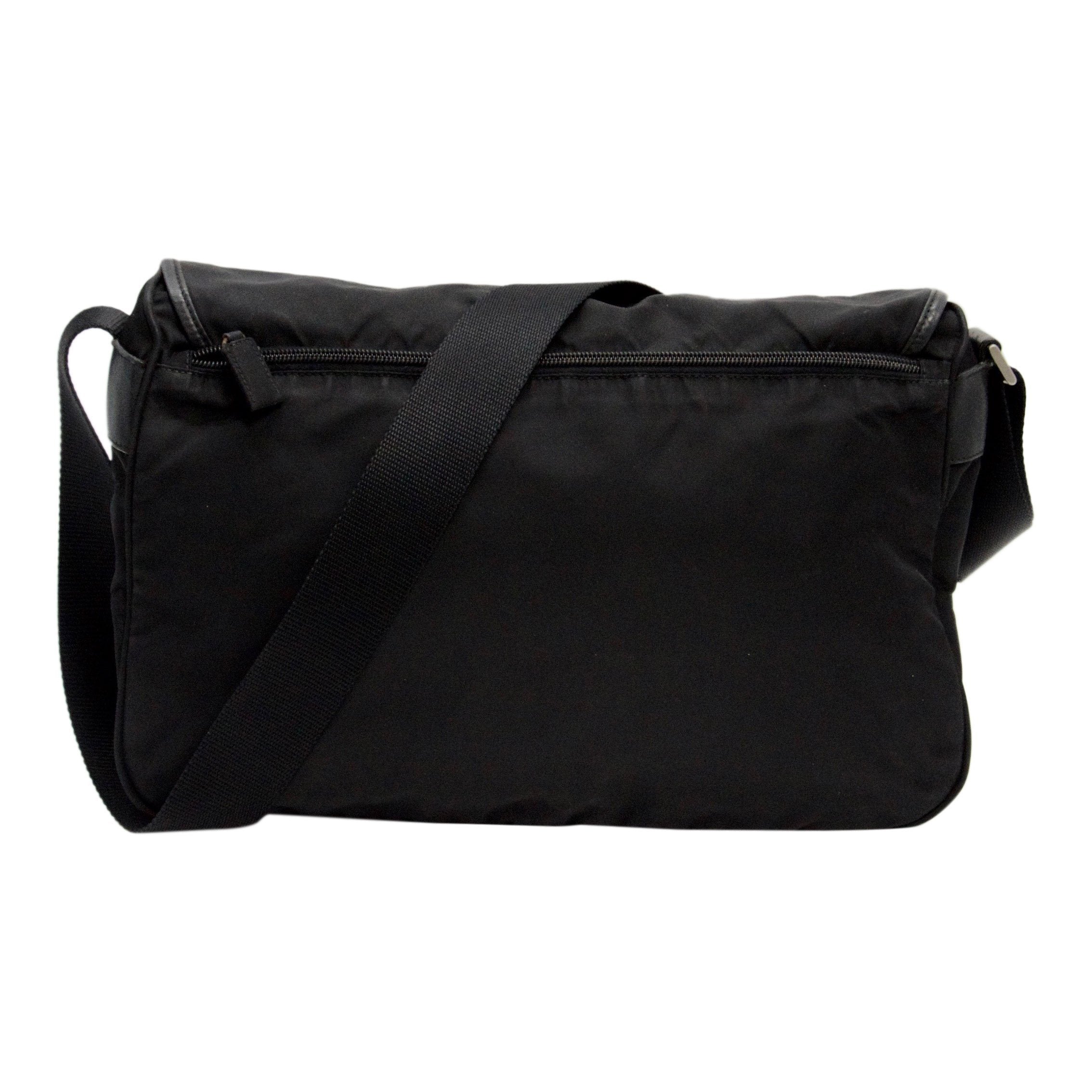 Prada Tessuto Nylon Messenger Bag