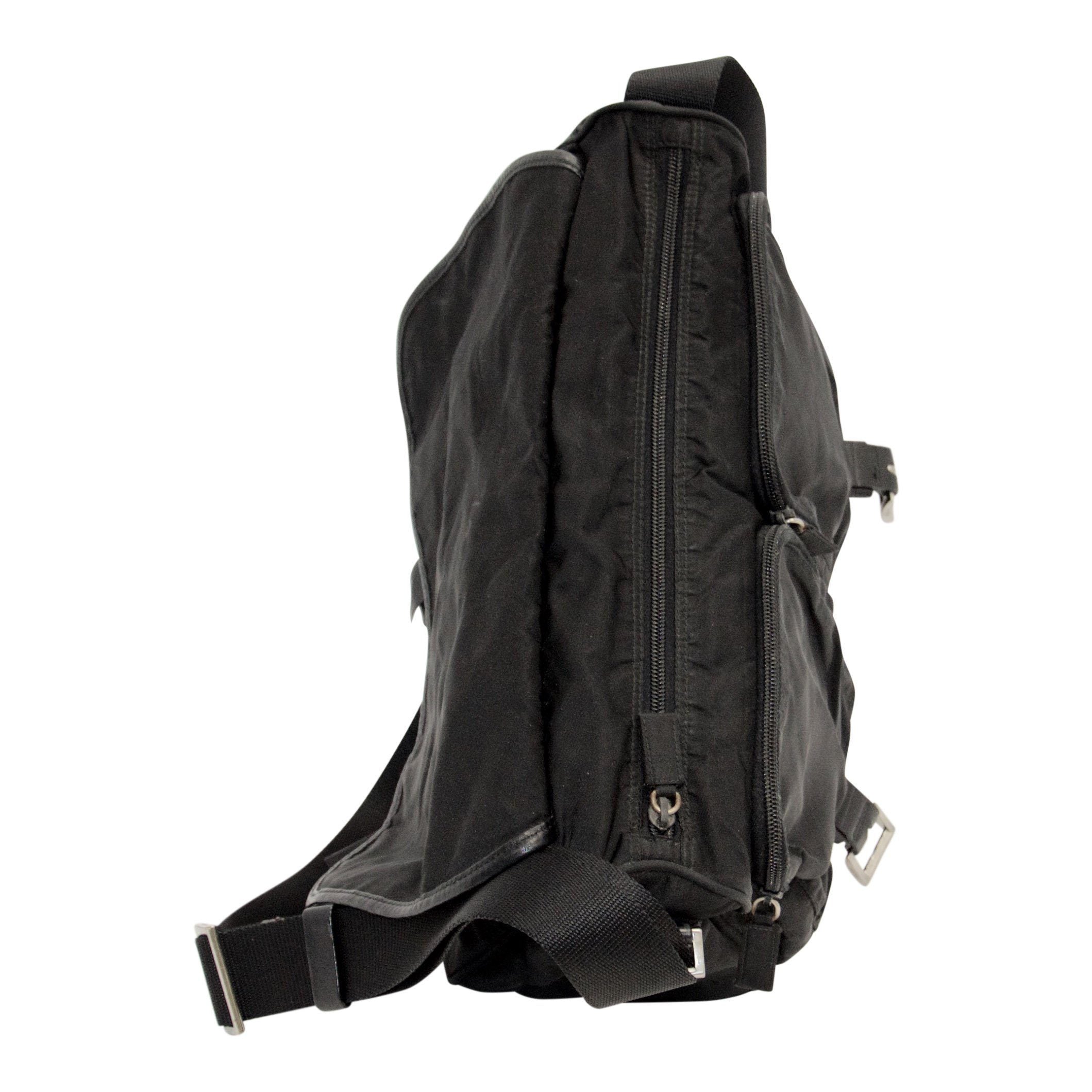 Prada Tessuto Nylon Messenger Bag