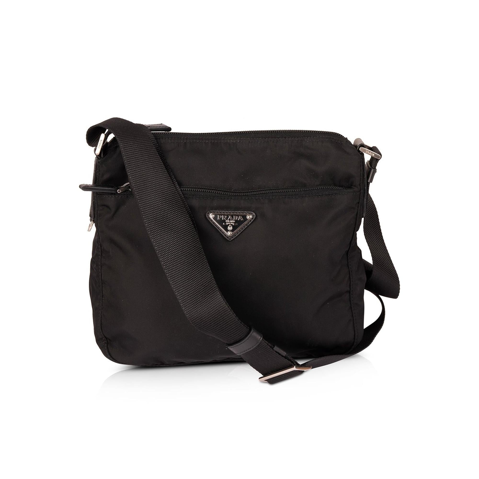 Prada Tessuto Nylon Messenger Bag