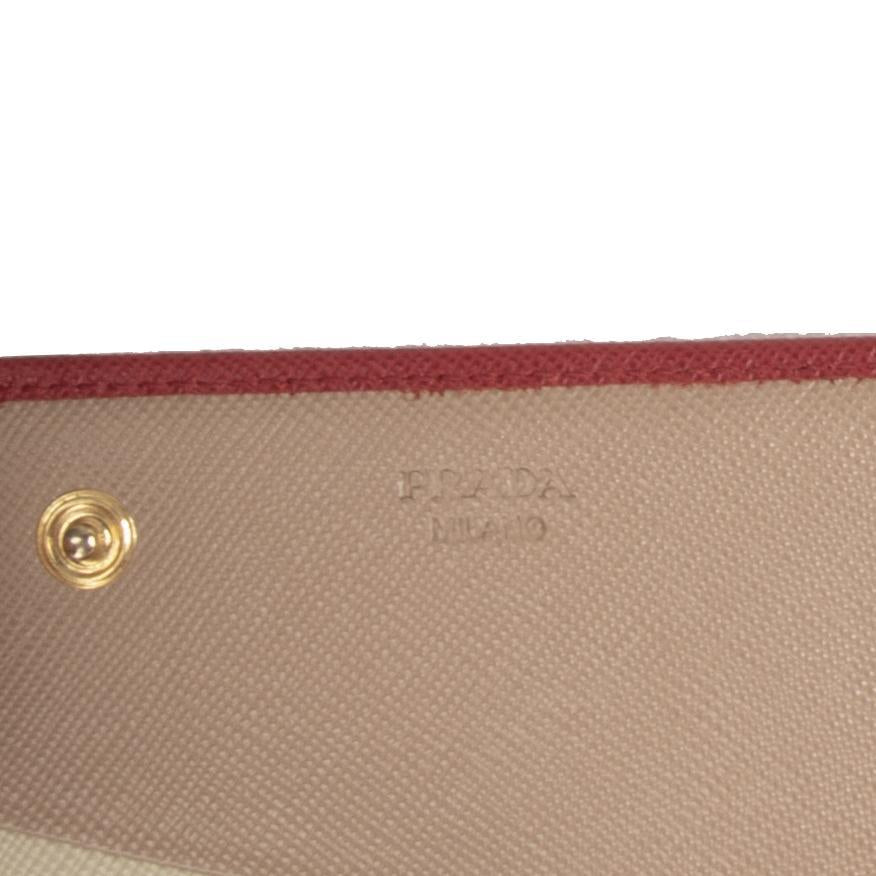 Prada Tri-Colour Saffiano Continental Wallet w/ Box