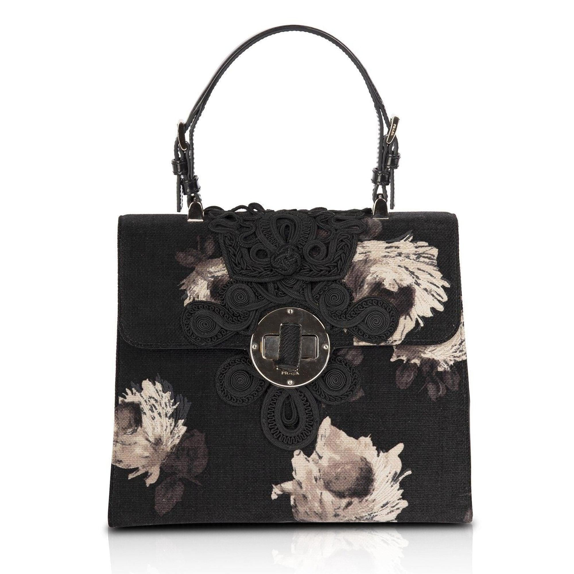 Prada Velluto St. Rose Handle Bag