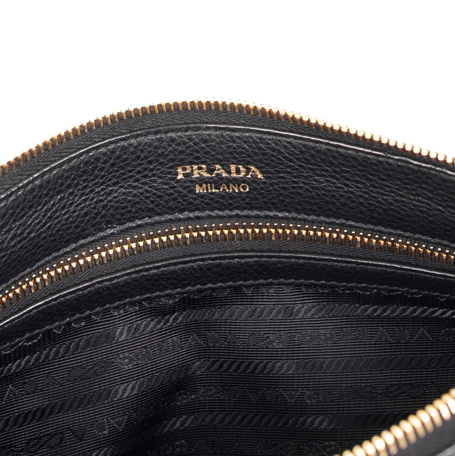 Prada Vitello Daino Crossbody Bag w/ Extra Strap