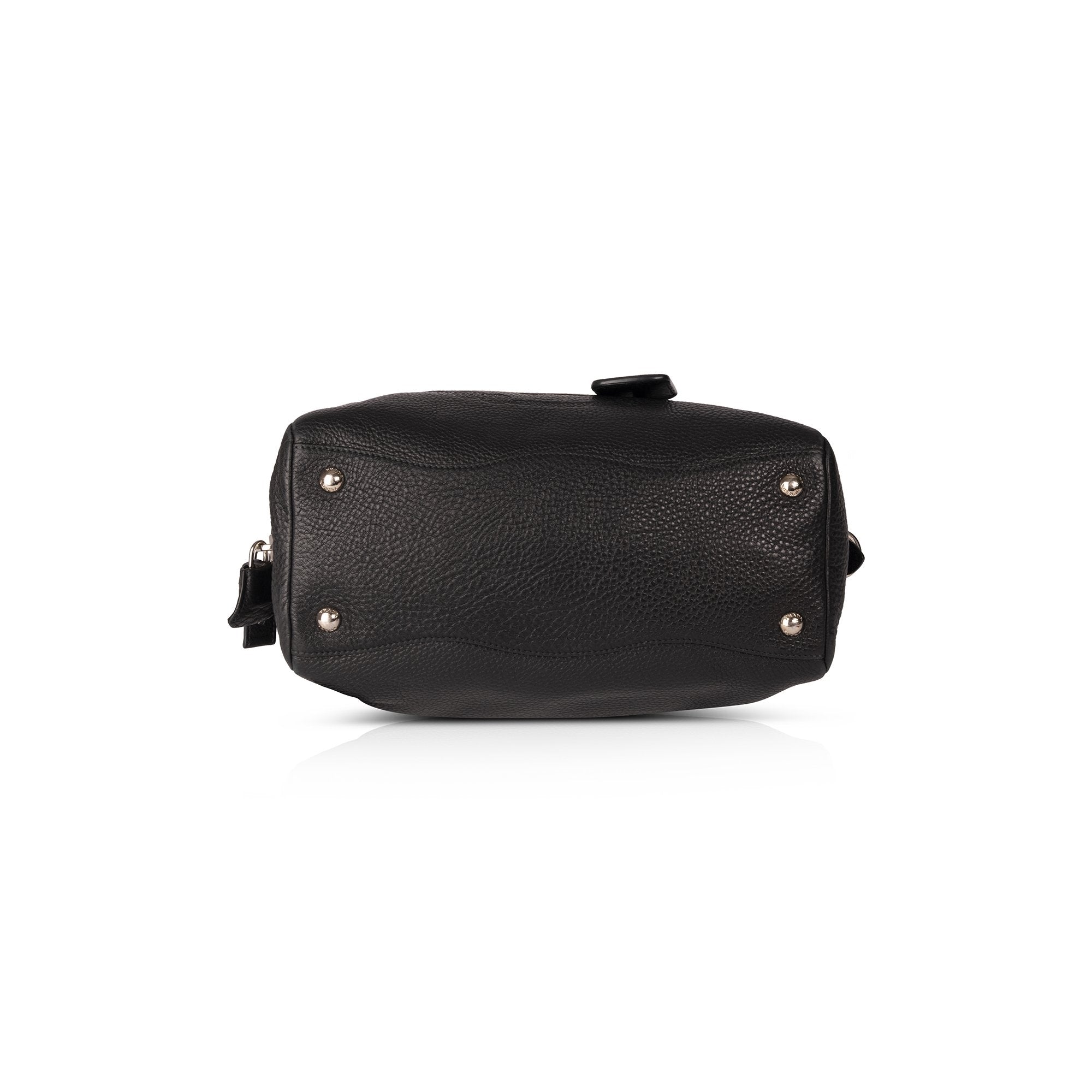 Prada Vitello Daino Medium Bauletto Logo Bag