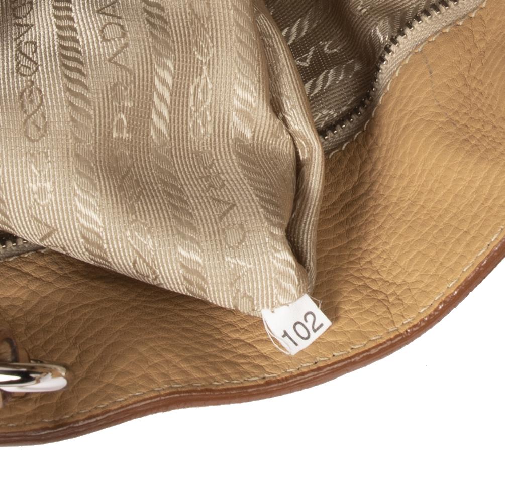 Prada Vitello Daino Side Pocket Tote