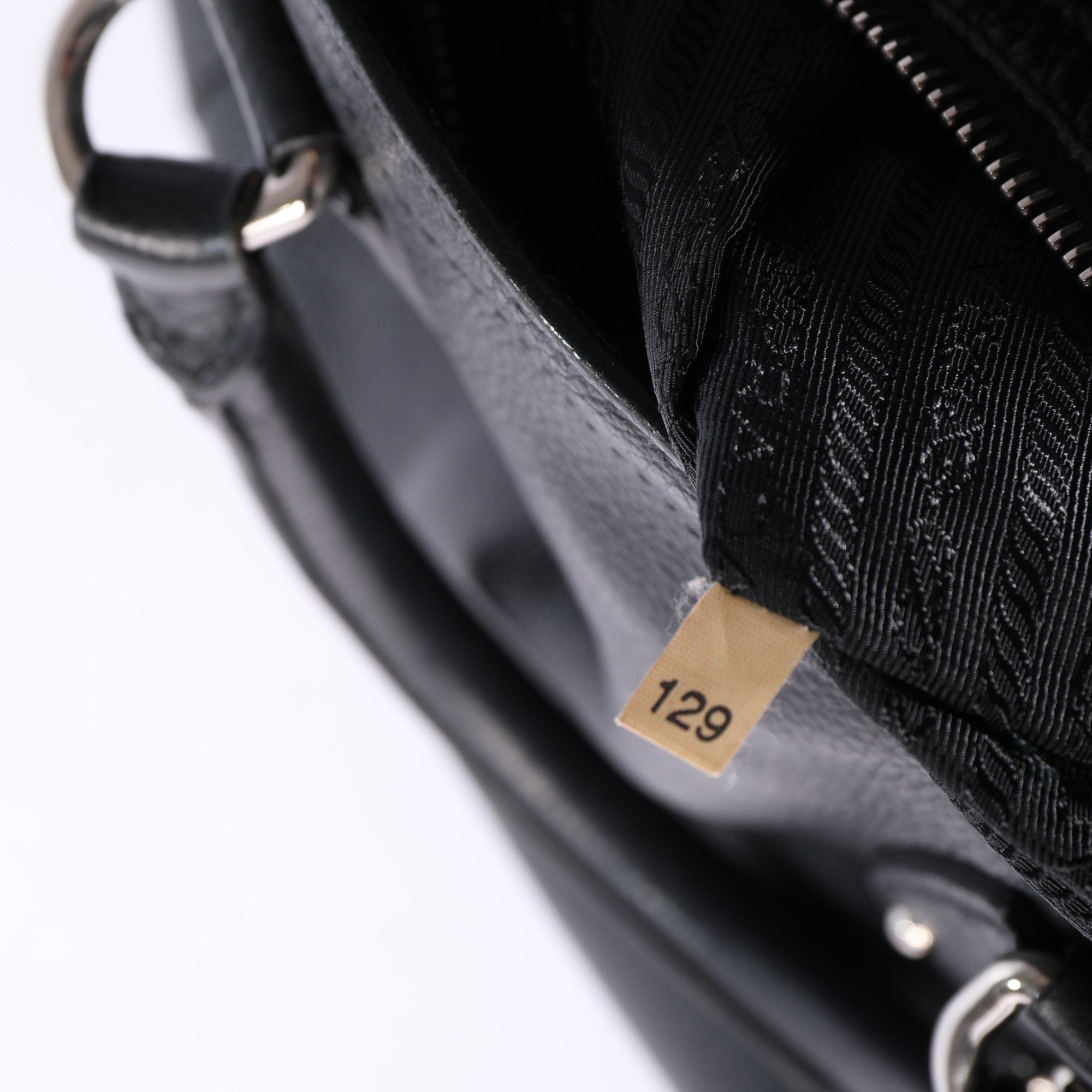 Prada Vitello Daino Side Pocket Tote