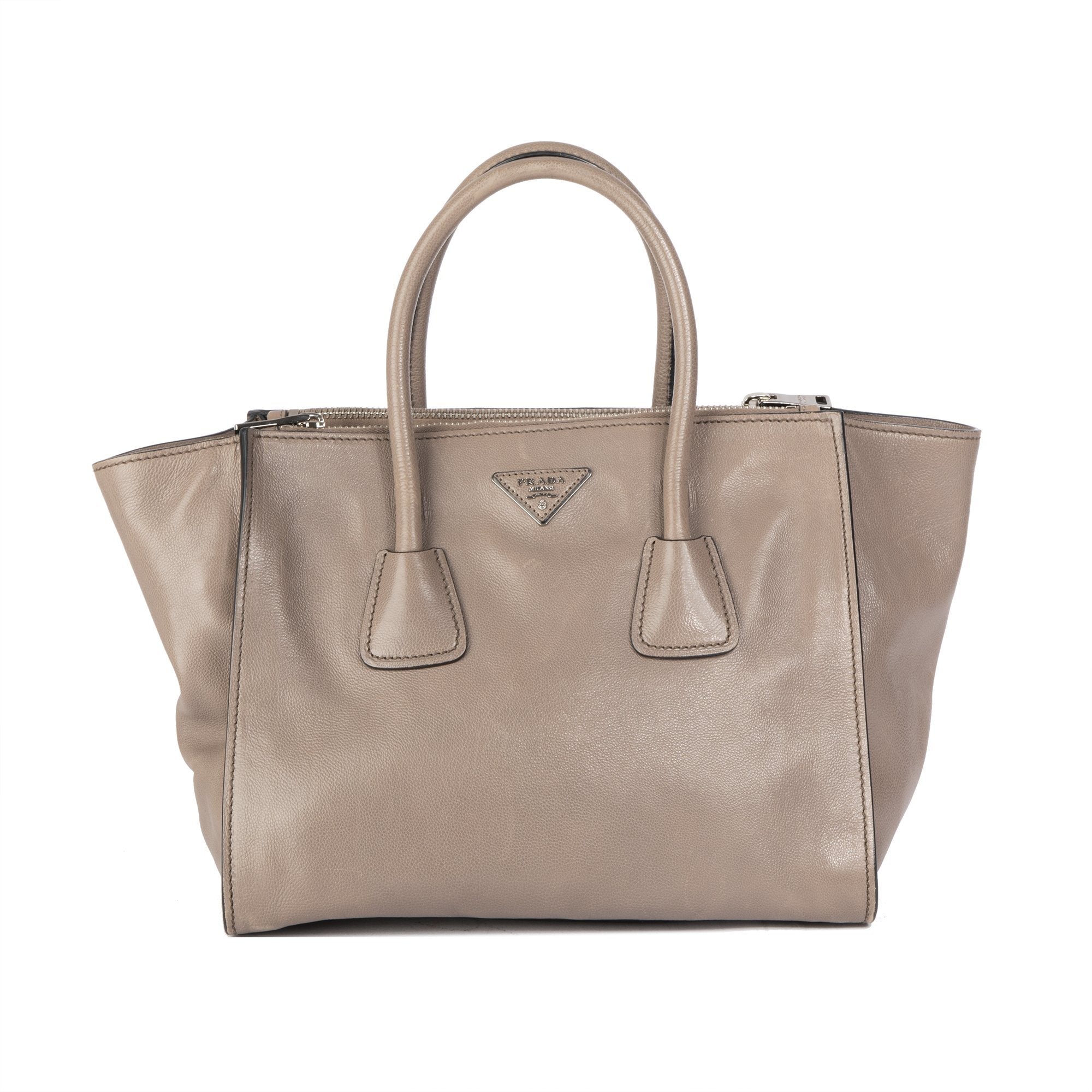 Prada Vitello Daino Twin Pocket Tote