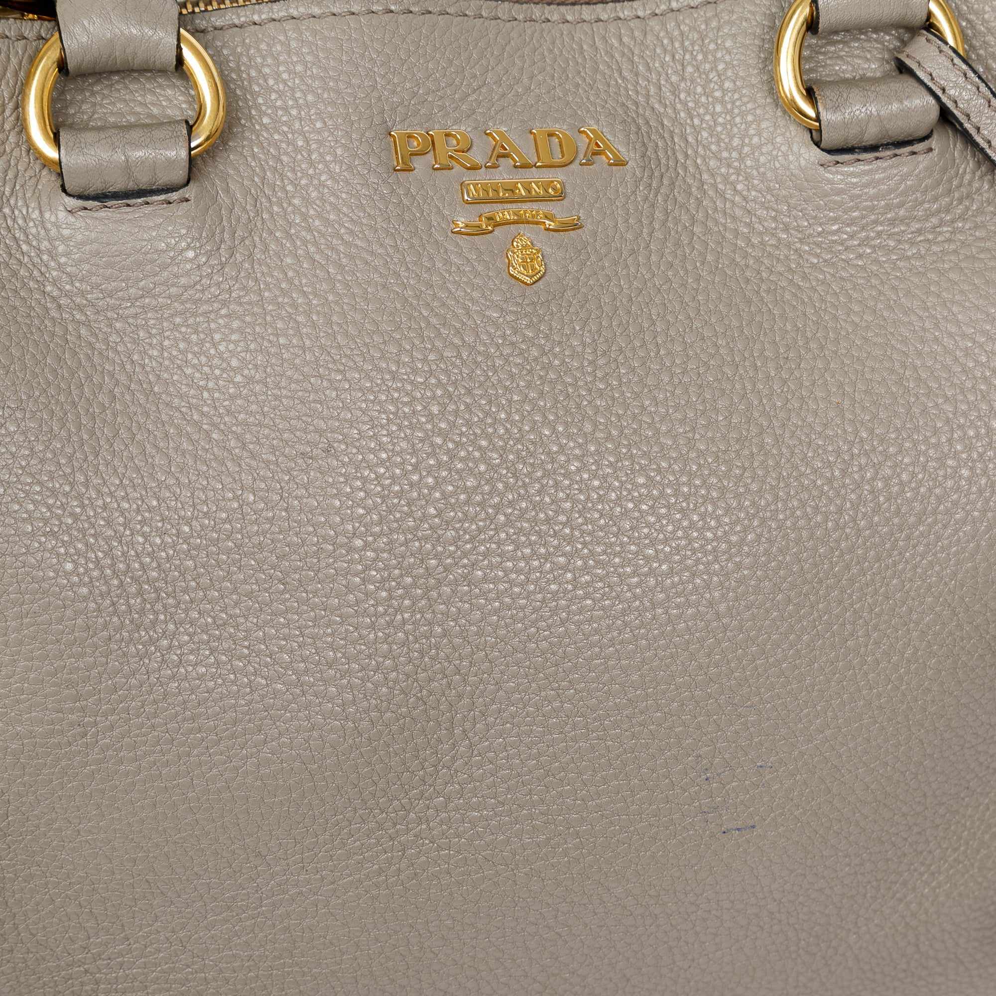 Prada Vitello Phenix Tote w/ Shoulder Strap
